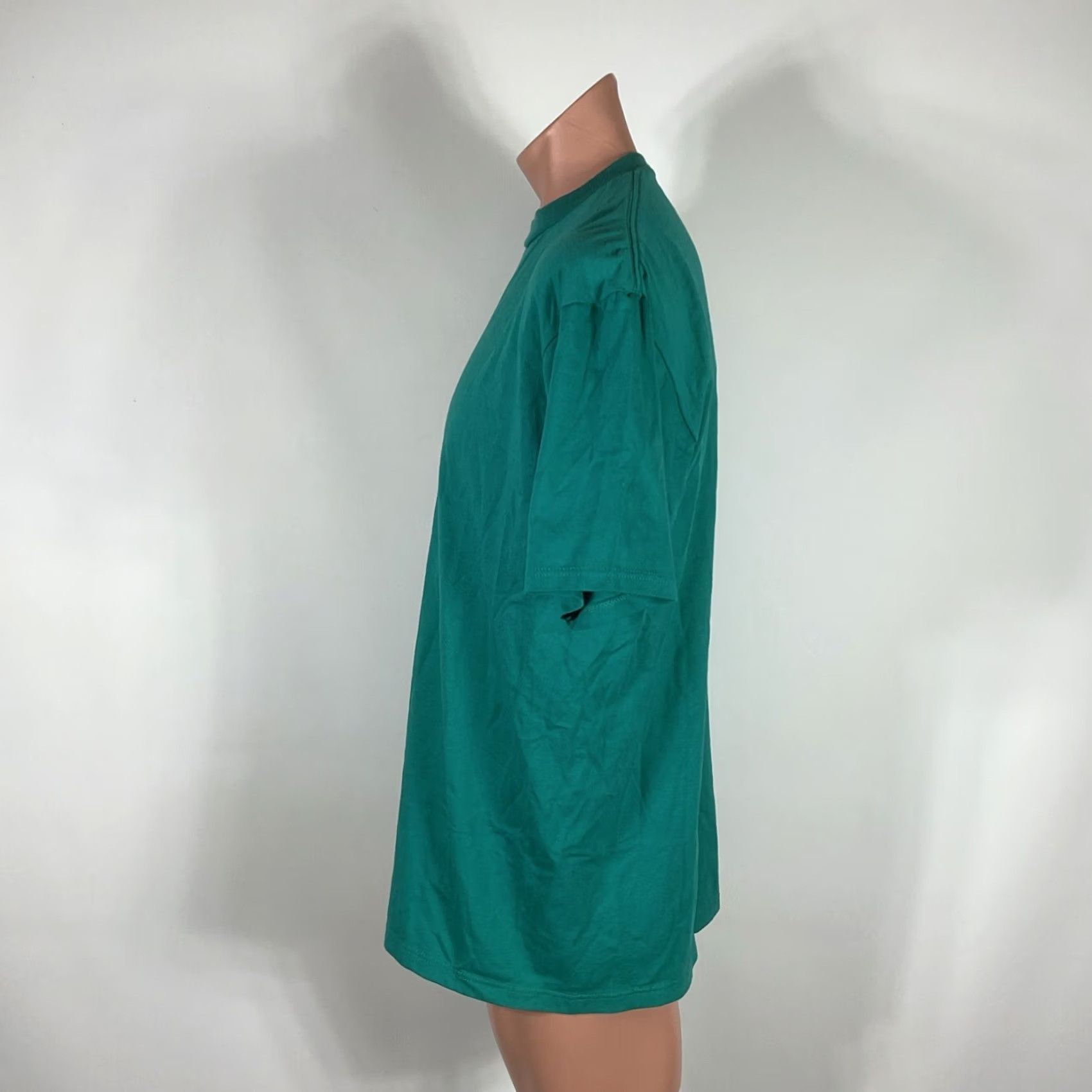 Jerzees VINTAGE Jerzees T-Shirt Jade Green 50/50 XL USA MADE Crew Neck Short Sleeve Mens Shirt Size US XL / EU 56 / 4 - 5 Thumbnail