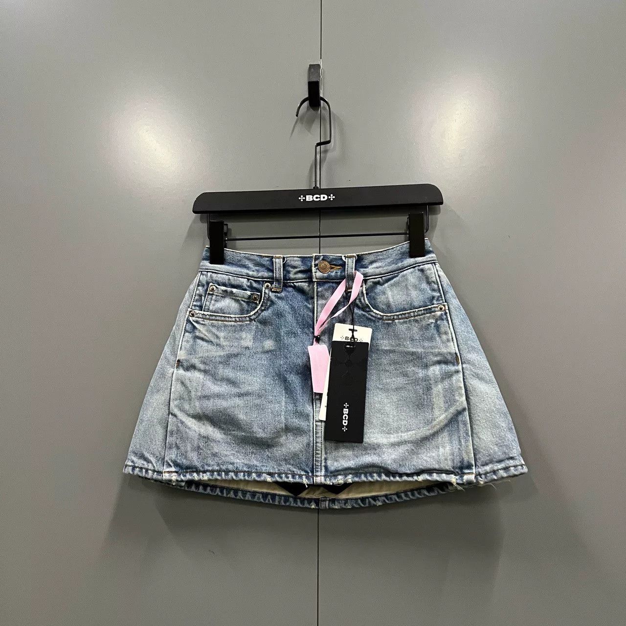 Balenciaga Balenciaga Denim Mini Skirt Size 34 Size 34" / US 12 / IT 48 - 1 Thumbnail