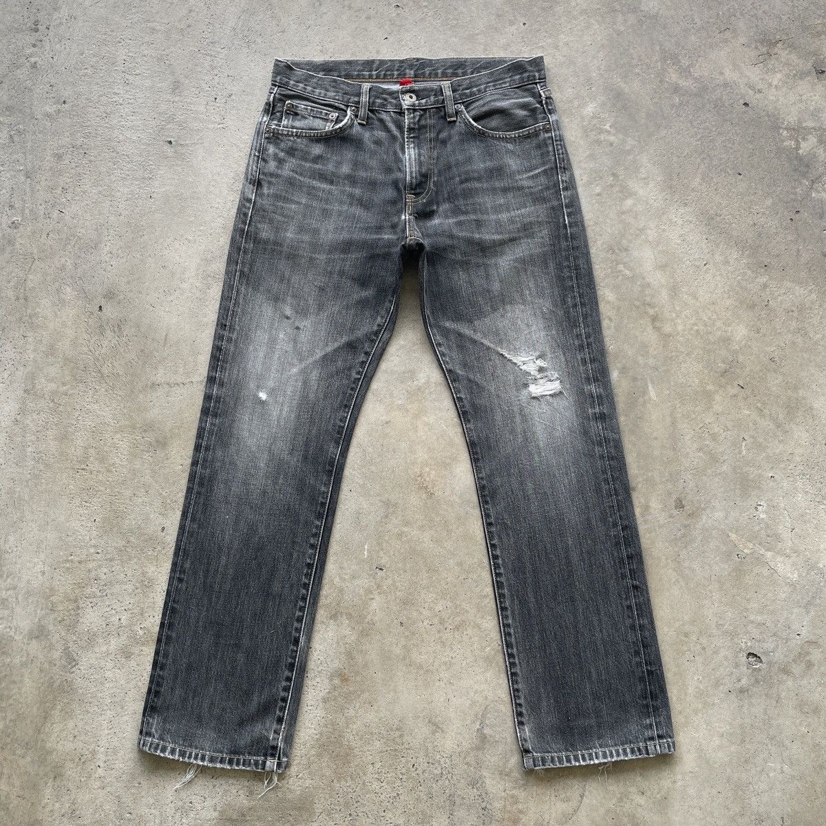 Japanese Brand W32x29.5💥 Vintage Japanese Black Faded Jeans Denim Pants Size US 32 / EU 48 - 1 Thumbnail
