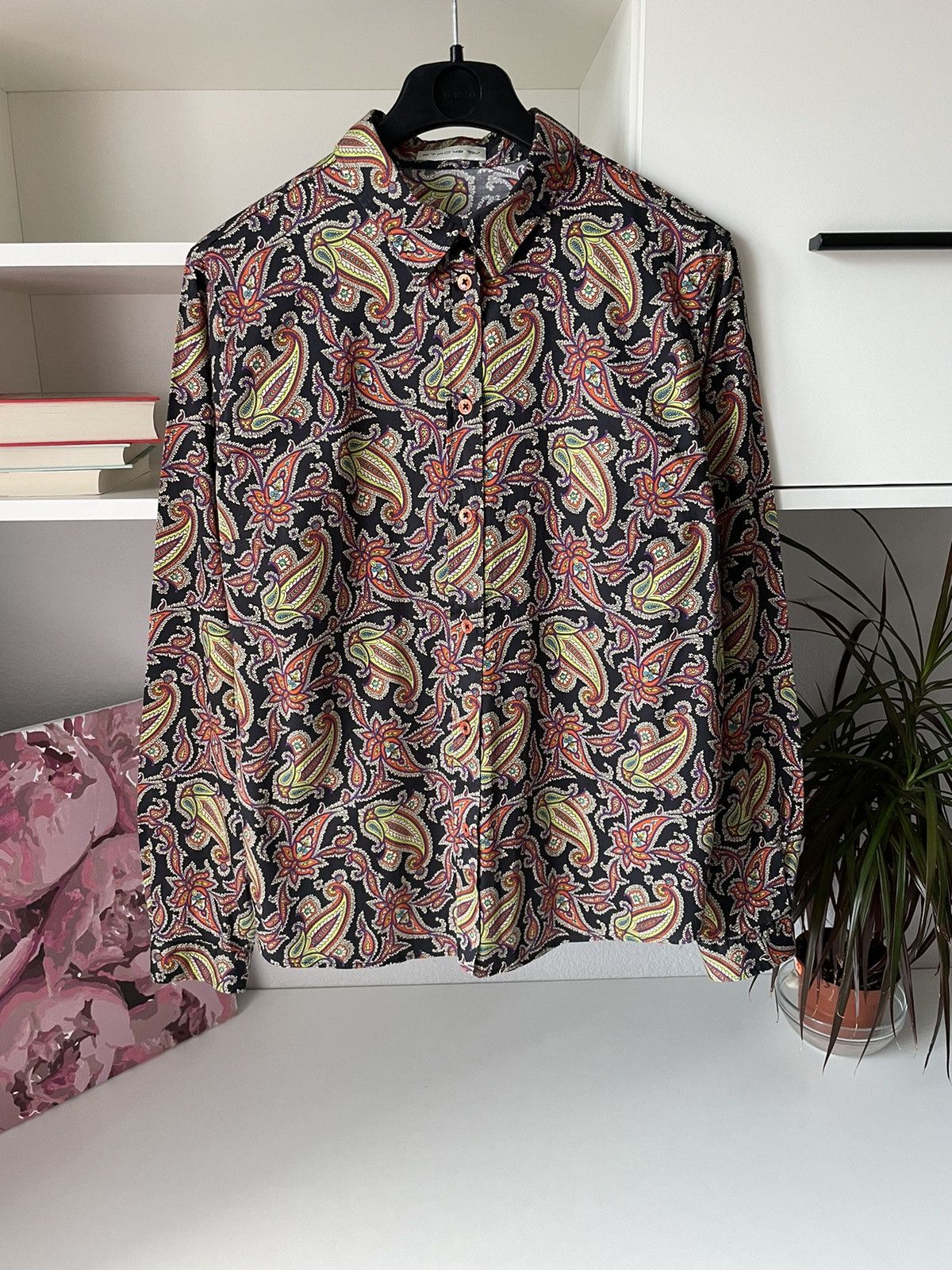 Etro Etro Vintage Over Printed Shirt Button Up Floral Size XL / US 12-14 / IT 48-50 - 1 Thumbnail