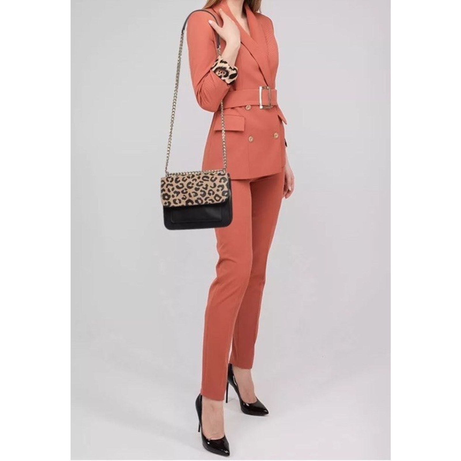 Kate Spade Kate Spade Leopard Print Leather Remi Crossbody Bag Black Size ONE SIZE - 2 Thumbnail
