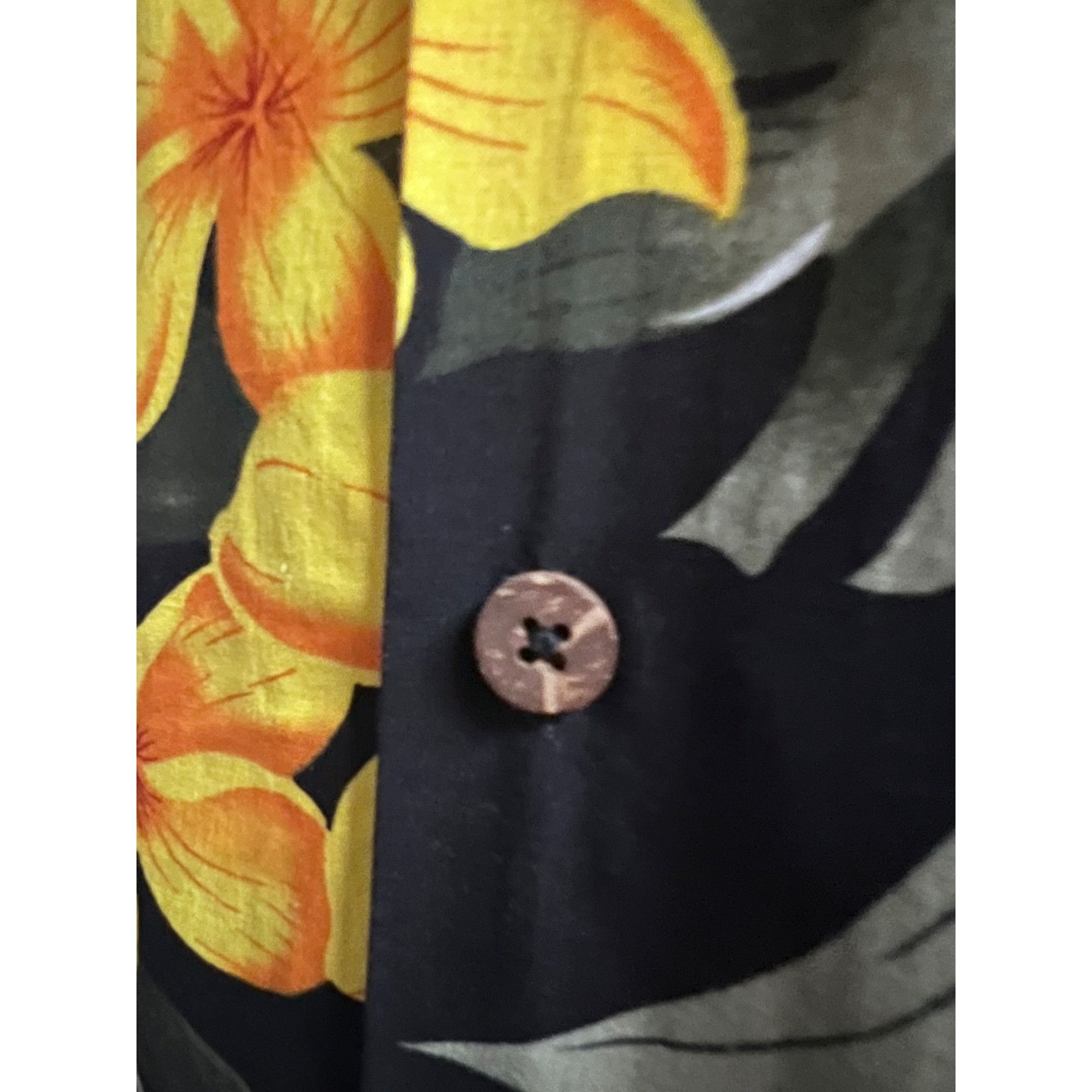 Vintage Favant Mens Vintage Floral Black Hawaiian Aloha Button Up Sh Size US L / EU 52-54 / 3 - 6 Thumbnail