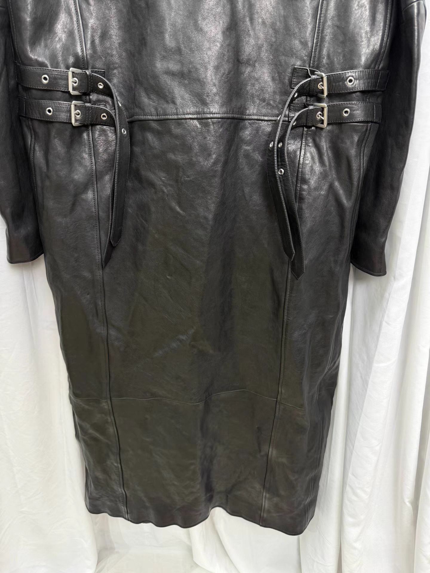 Ann Demeulemeester Ann Demeulemeester 24AW Extra Long Biker Coat K20 Size US M / EU 48-50 / 2 - 8 Thumbnail