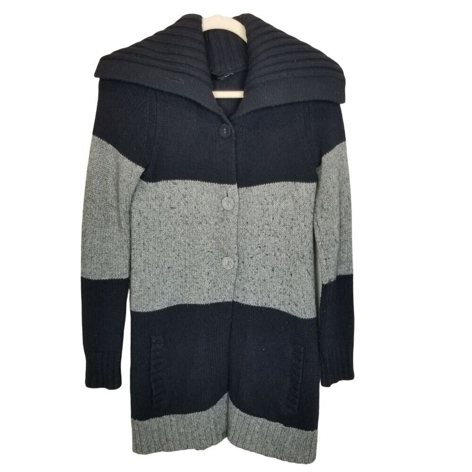 Theory Theory Womens Bobbie Wool Cashmere Cardigan Sweater Preppy S Size S / US 4 / IT 40 - 1 Thumbnail