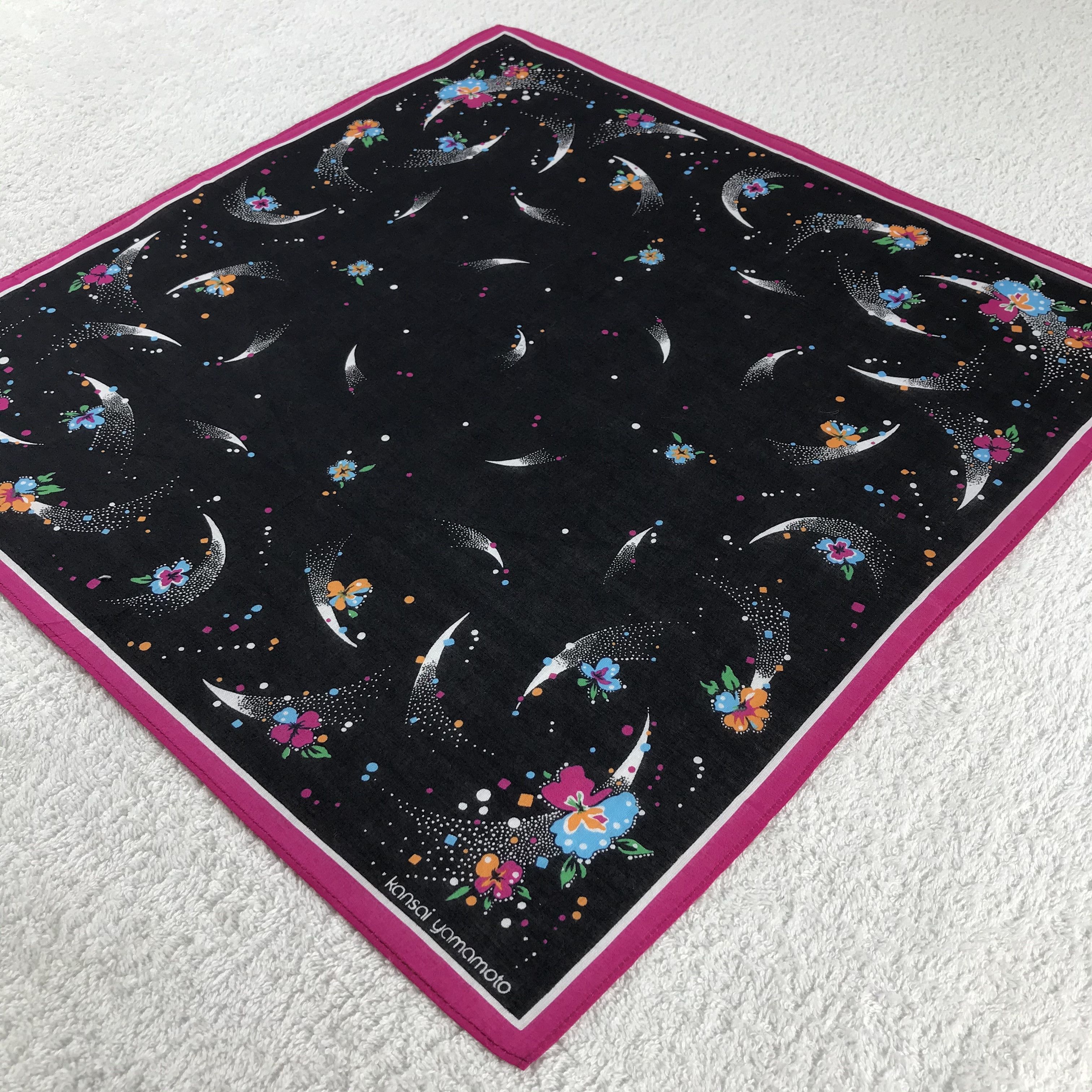 Kansai Yamamoto × Vintage Kansai Yamamoto Bandana / Handkerchief / Neckerchief - S091 Size ONE SIZE - 2 Thumbnail