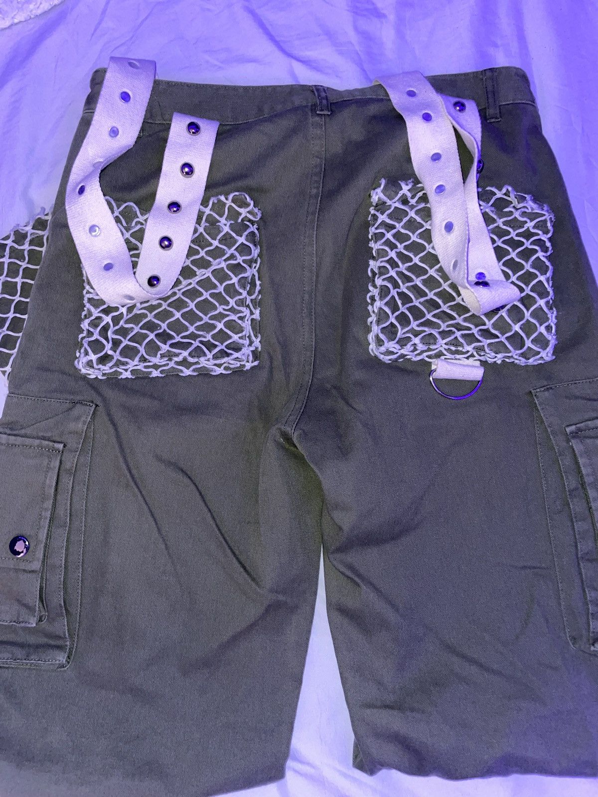 Japanese Brand Paynestar SKIN + BONES NET CARGOS Size US 30 / EU 46 - 4 Thumbnail