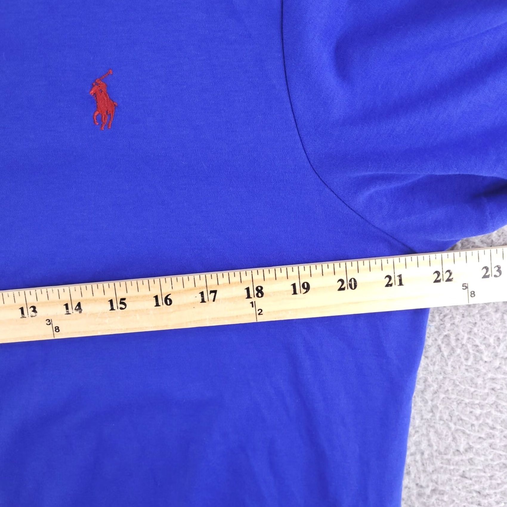 Polo Ralph Lauren Polo Ralph Lauren Polo Mens Large Blue Pima Cotton Short Sleeve Polo Shirt, Collared, 100% Authenticity Guaranteed, Regular Fit, Blue Size US L / EU 52-54 / 3 - 5 Thumbnail