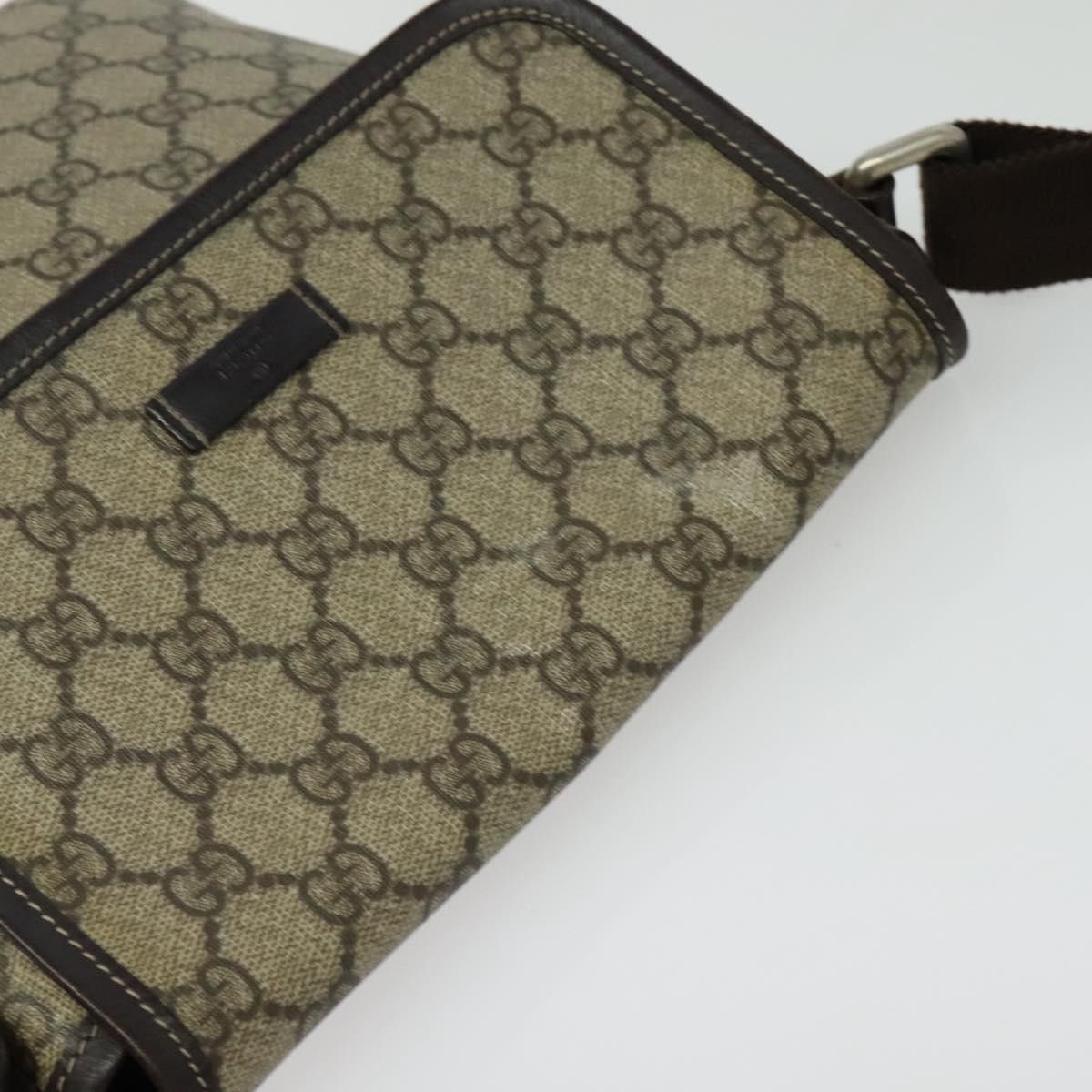 Gucci GUCCI GG Supreme Shoulder Bag Pvc Beige Silver Size ONE SIZE - 6 Thumbnail