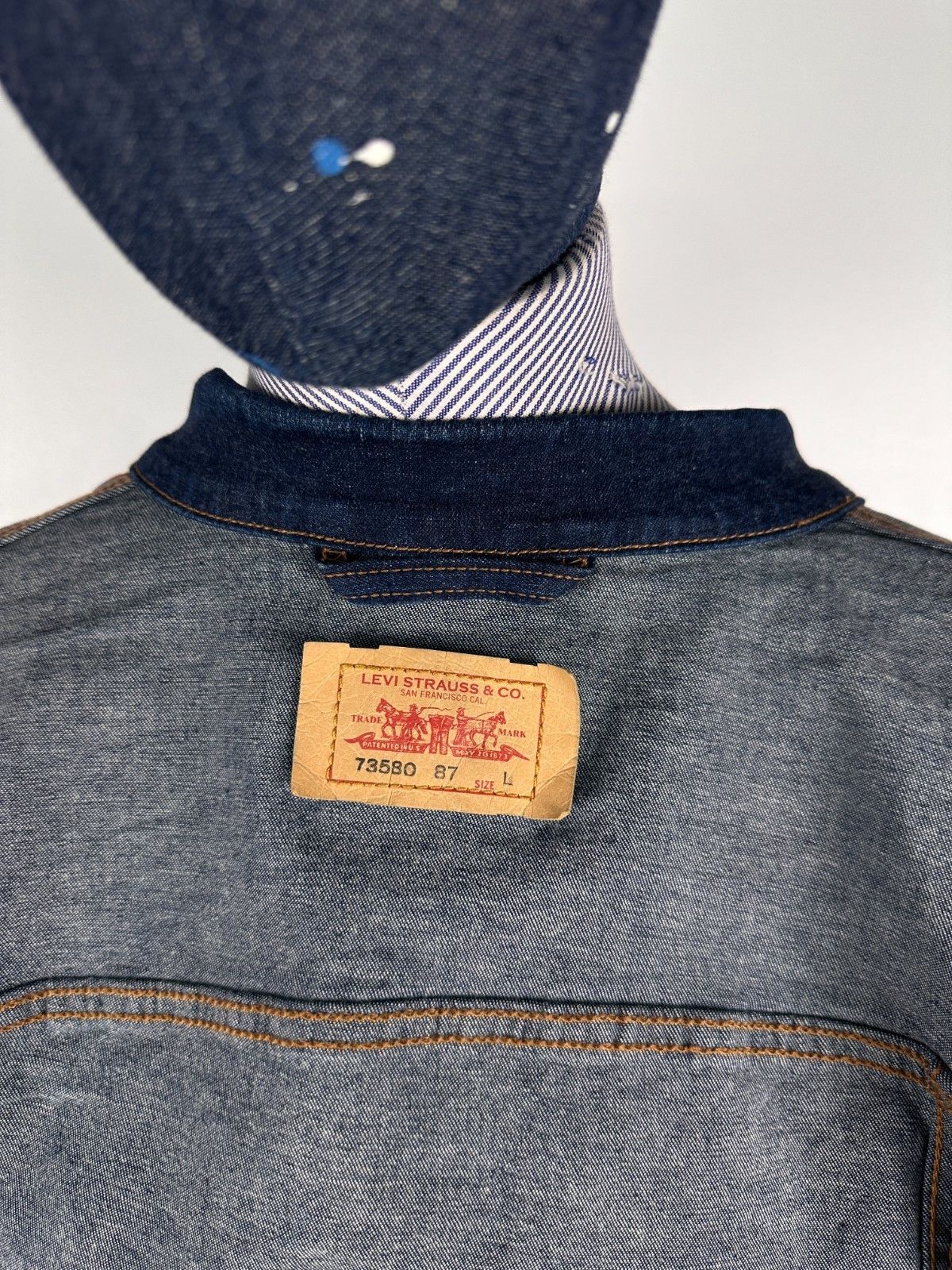 Levi's Womens Levis Denim Jacket 73580 Navy Jeans Size L Size L / US 10 / IT 46 - 8 Thumbnail
