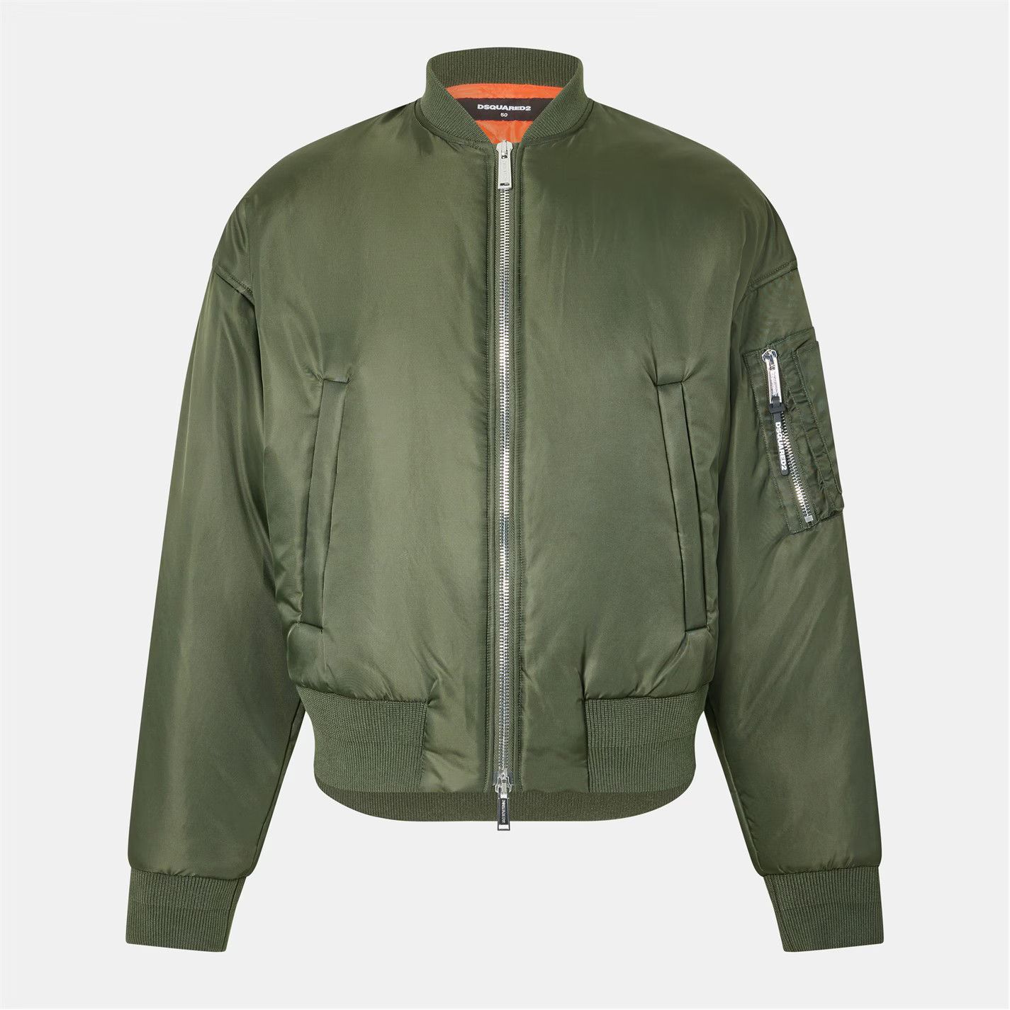 Dsquared2 o1g2r1mq0426 Bomber Jacket in Miltary Green Size US L / EU 52-54 / 3 - 1 Thumbnail