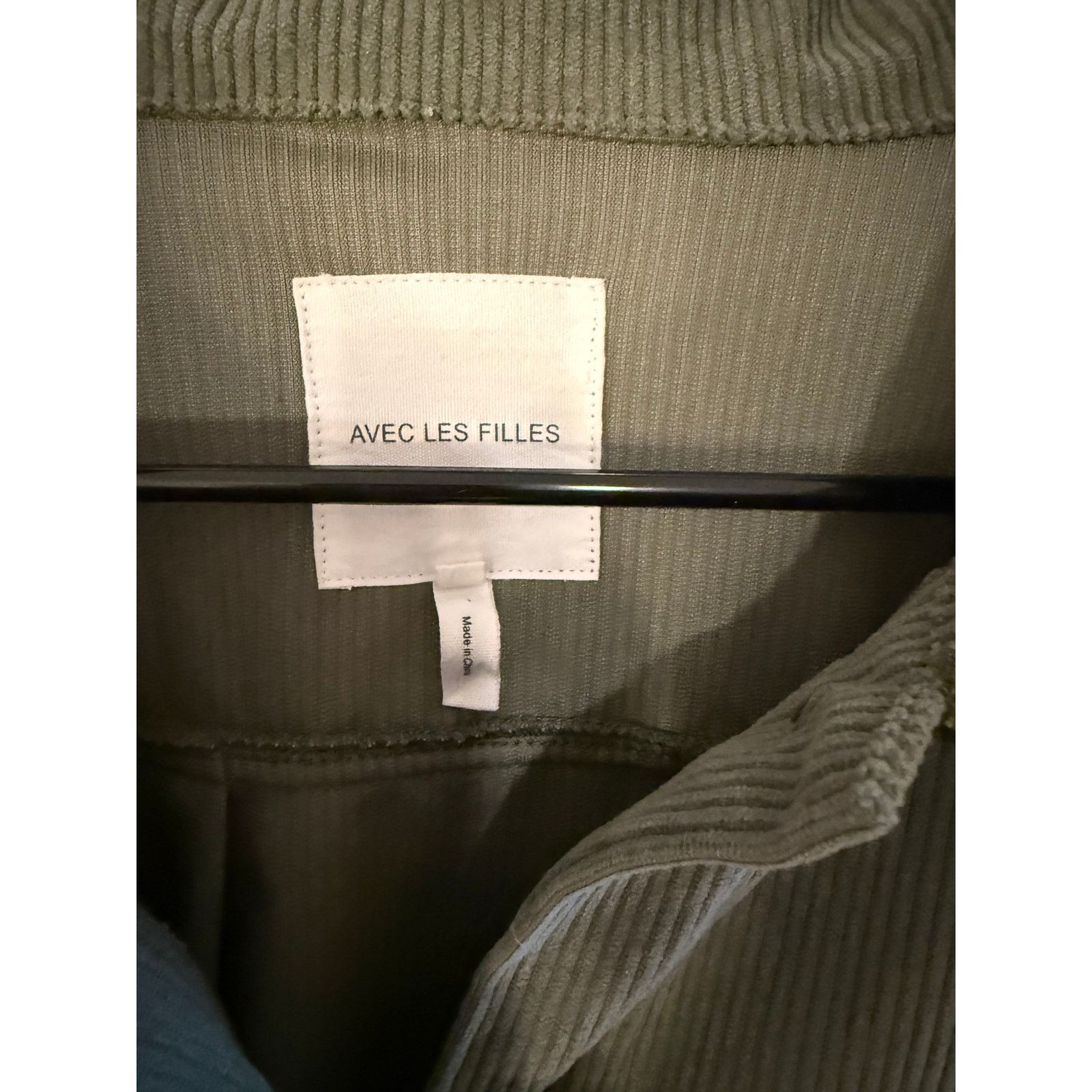 AVEC LES FILLES Avec Les Filles Green corduroy Jacket - Size Large Size S / US 4 / IT 40 - 3 Thumbnail