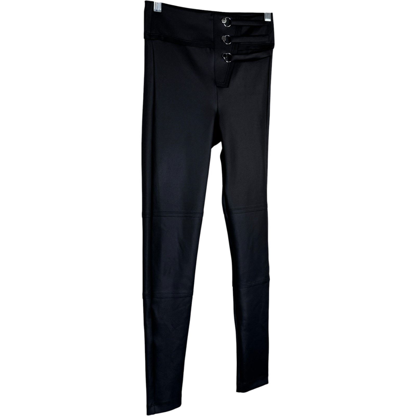 Other Koral Black High Rise Scuba Leggings Small Ring Strap Size 26" / US 2 / IT 38 - 7 Thumbnail