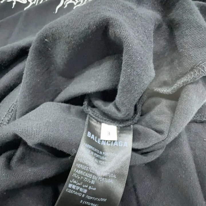 Balenciaga Balenciaga Balenciaga FW23 Black Short Sleeve Tshirt -2507 Size US L / EU 52-54 / 3 - 2 Thumbnail