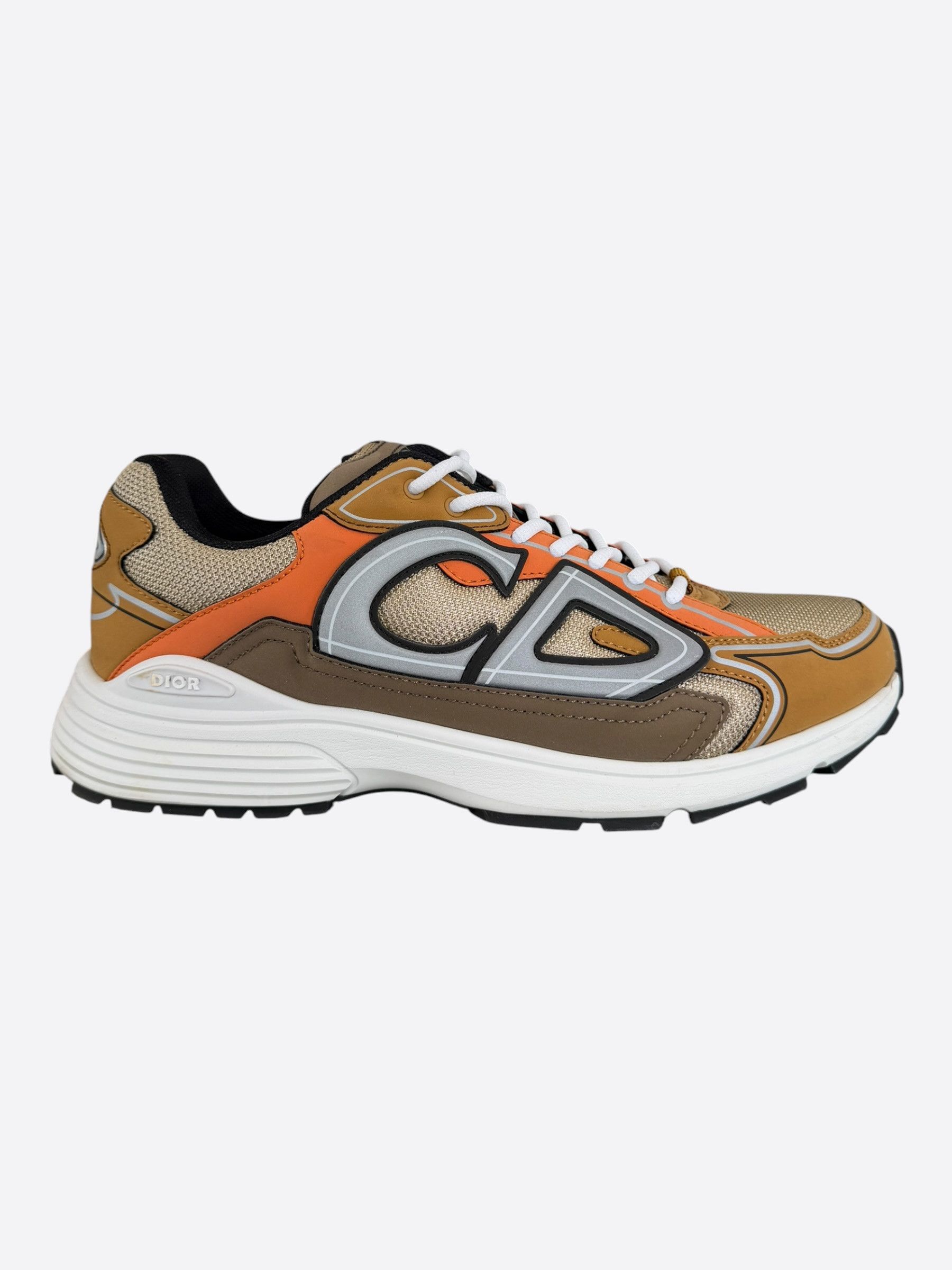 Dior Dior Brown & Orange B30 Sneakers Size US 10 / EU 43 - 1 Thumbnail