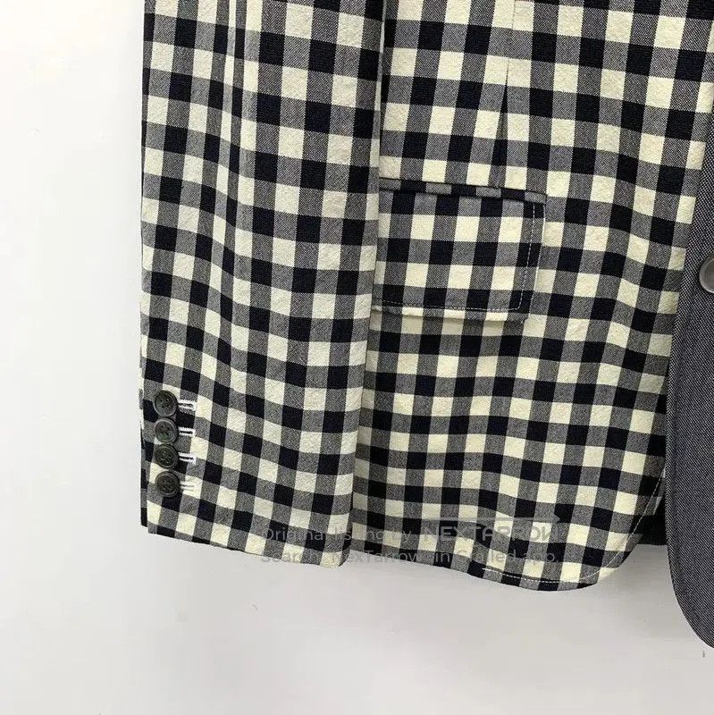 Thom Browne Thom Browne Color Block Wool Women's Jacket . Size S / US 4 / IT 40 - 4 Thumbnail