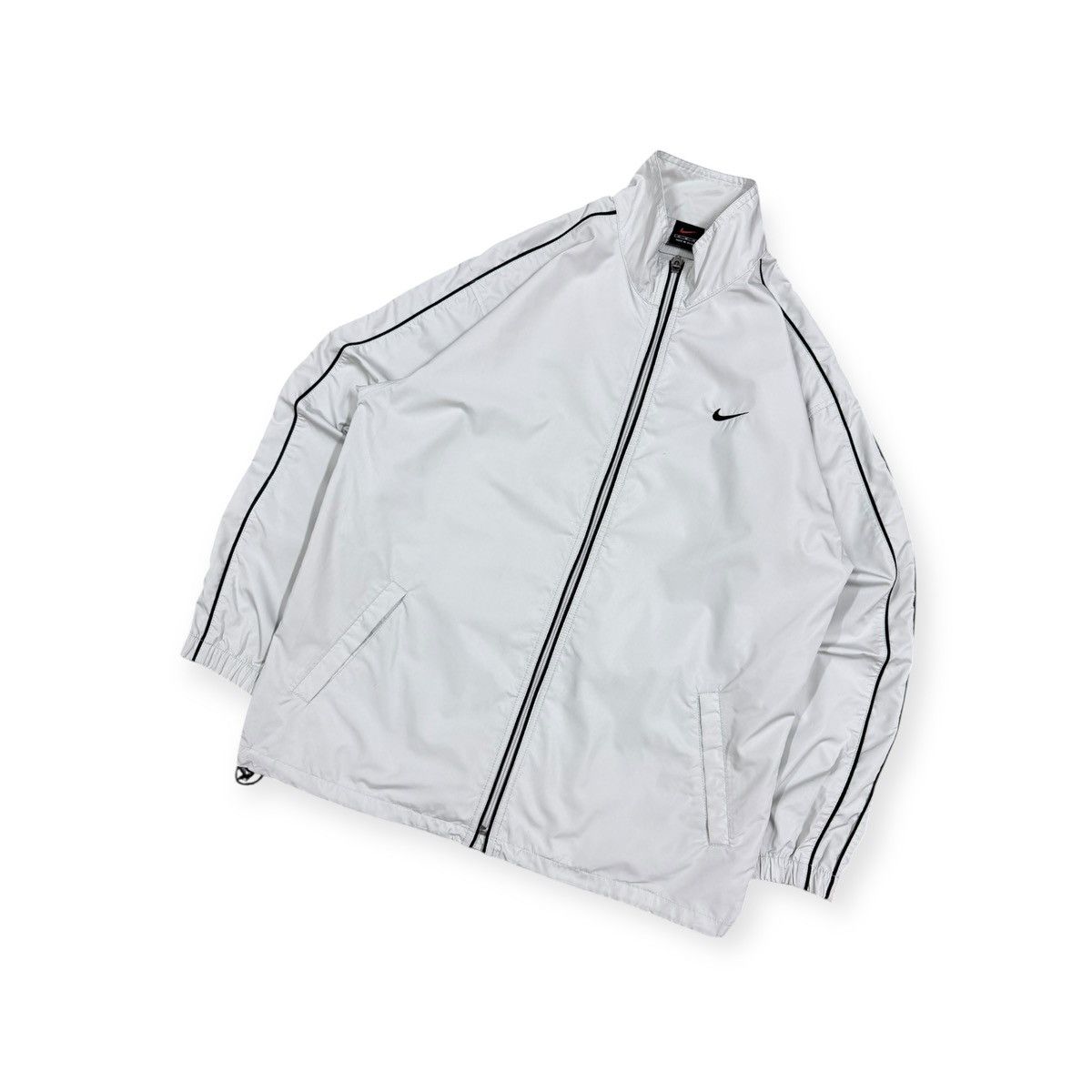Nike Vtg🔥Y2k Clima Fit Back Pocket Zipper Windbreaker Size US M / EU 48-50 / 2 - 6 Thumbnail