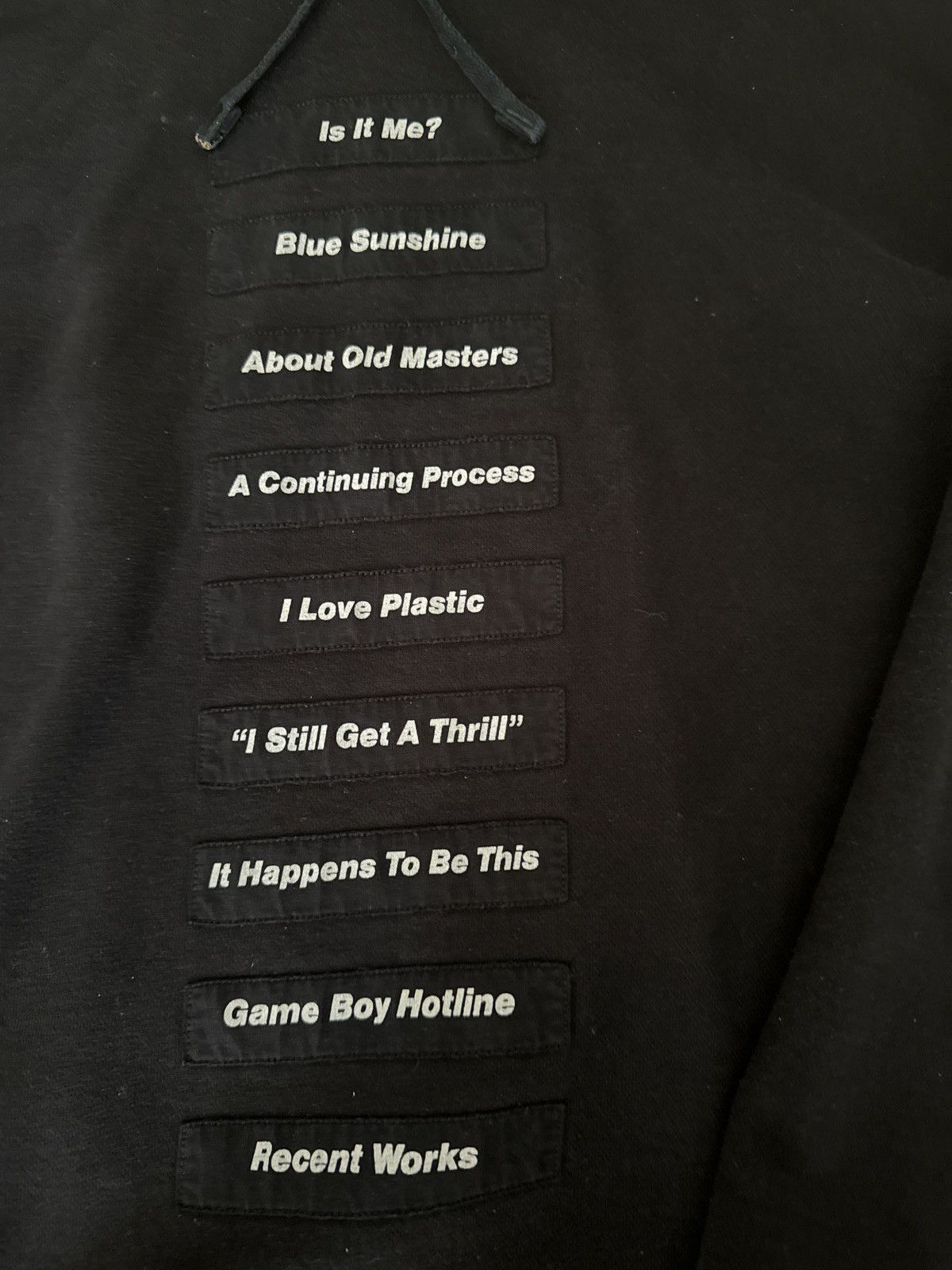 Raf Simons Raf Simons SS/18 “Black Reference List” Hoodie Size US L / EU 52-54 / 3 - 3 Thumbnail