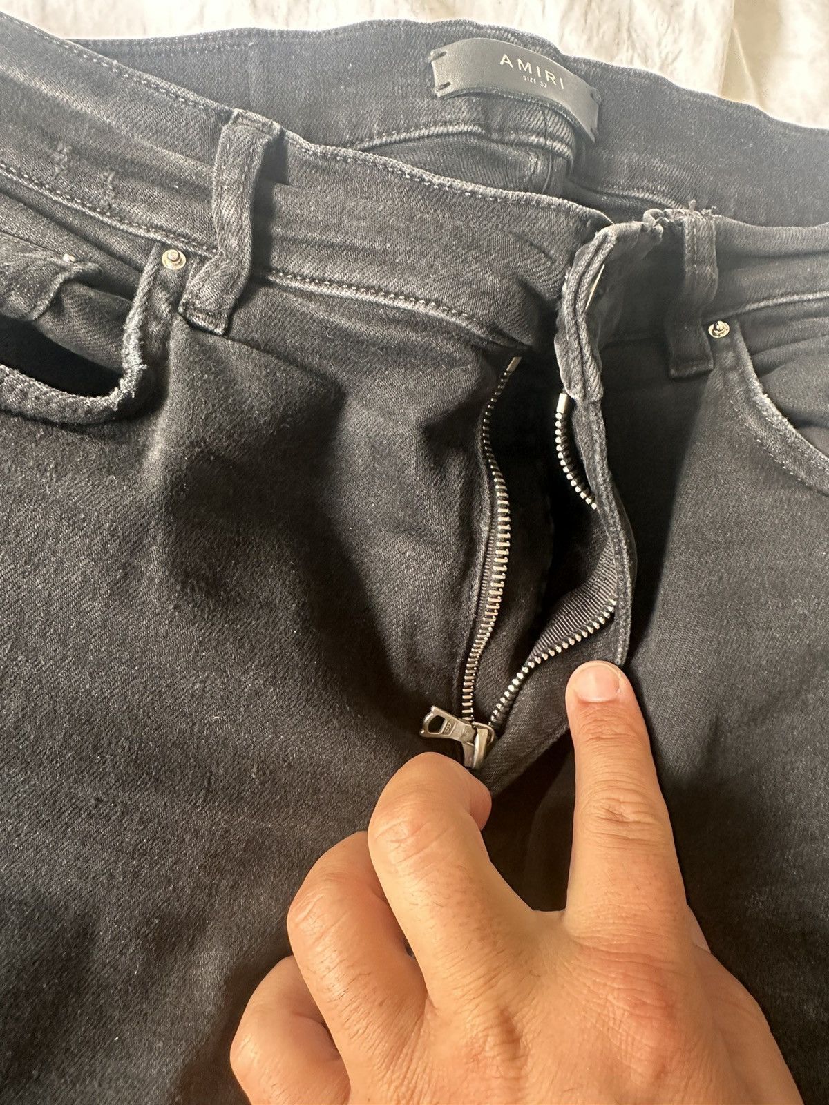 Amiri Amiri Black Biker Thrasher Jean Size US 32 / EU 48 - 7 Thumbnail