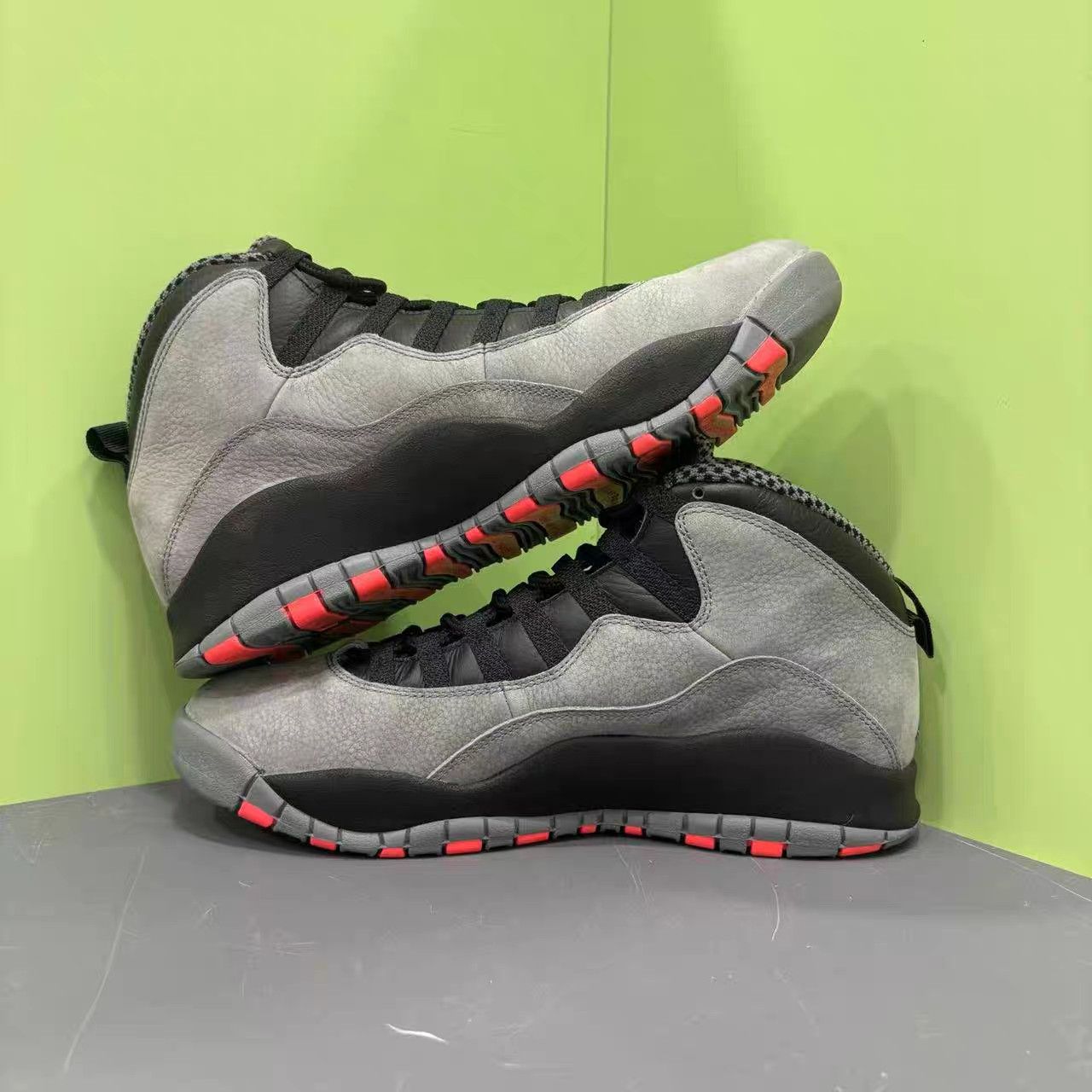 Jordan Brand Air Jordan 10 Cool Grey K15 Size US 11.5 / EU 44-45 - 6 Thumbnail