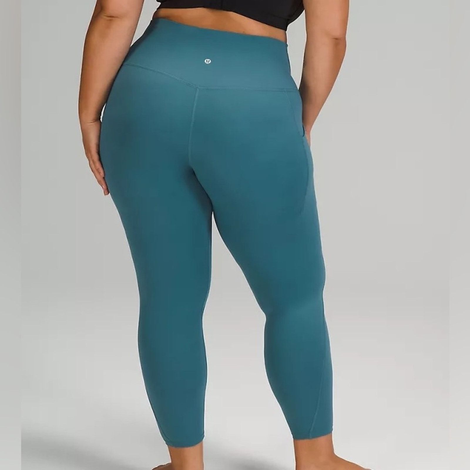 Lululemon NEW! $128 Align High Rise HR Pant 25” Pocket Capture Blue 20 Size 42" / US 20 - 7 Thumbnail