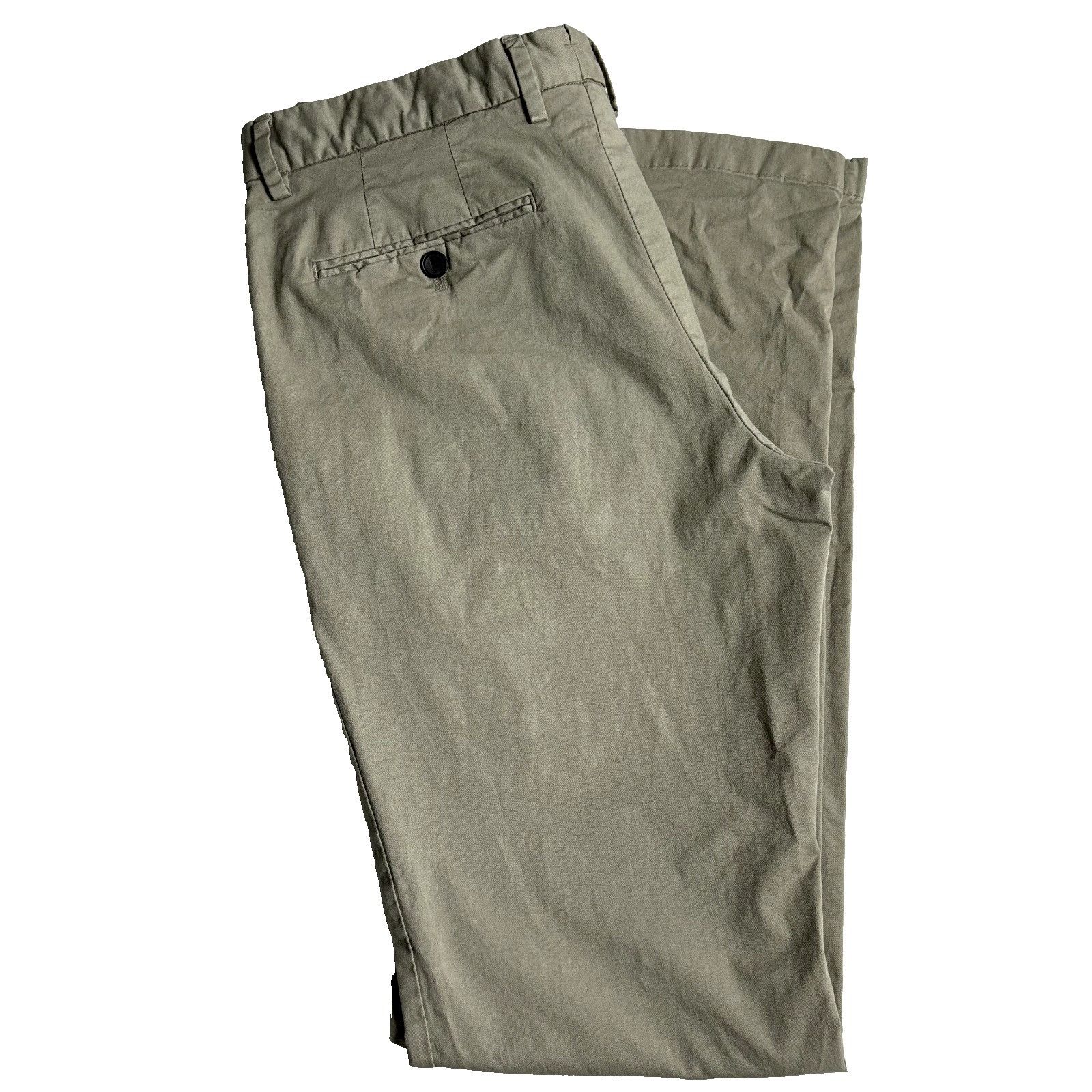 Allegri Allegri Milano 86 Men's 35x33.5 Khaki Chino Trouser Pants Size US 35 - 1 Thumbnail