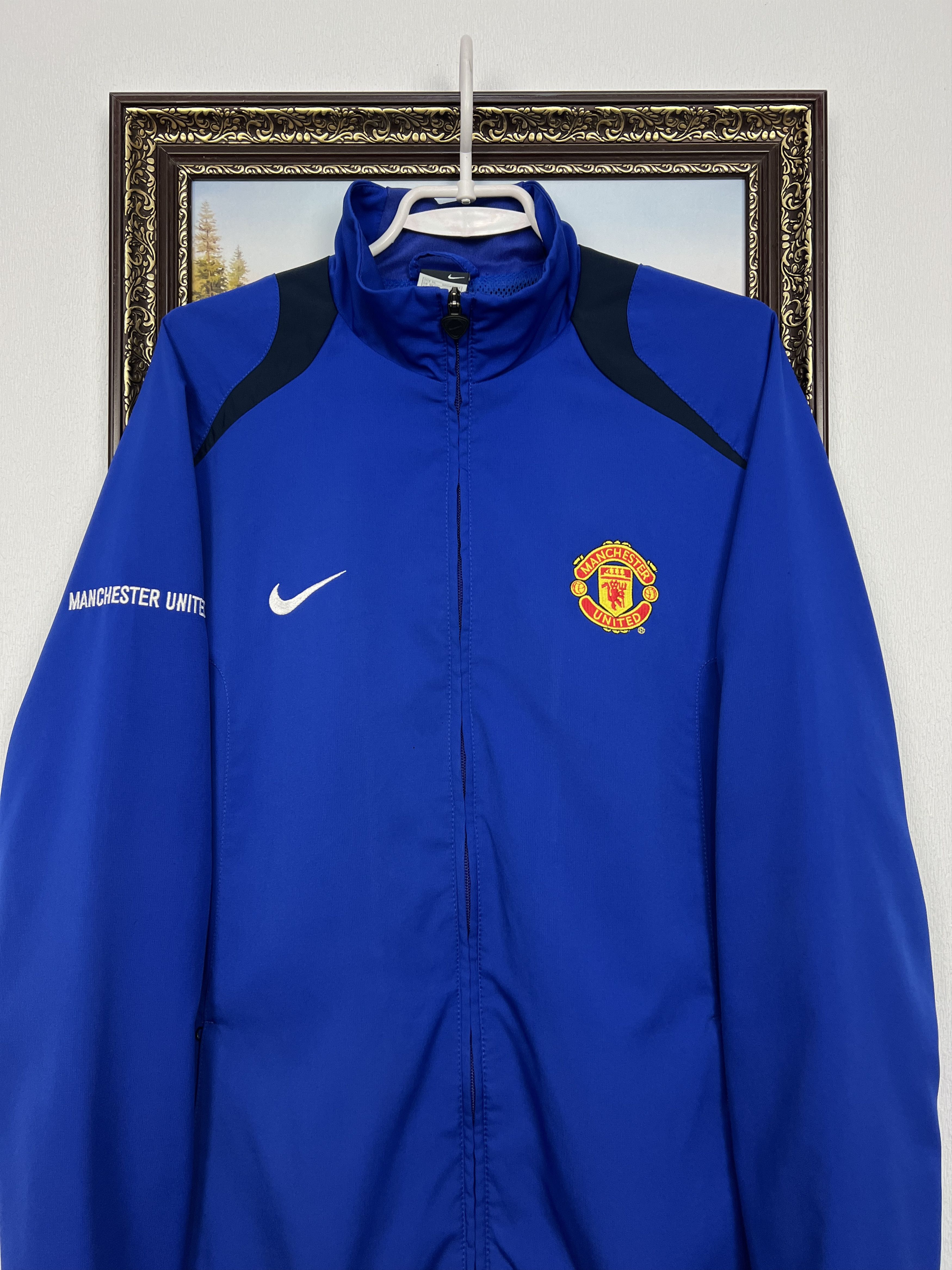 Nike Vintage Nike Manchester United Football Jacket Soccer Size US XL / EU 56 / 4 - 2 Thumbnail