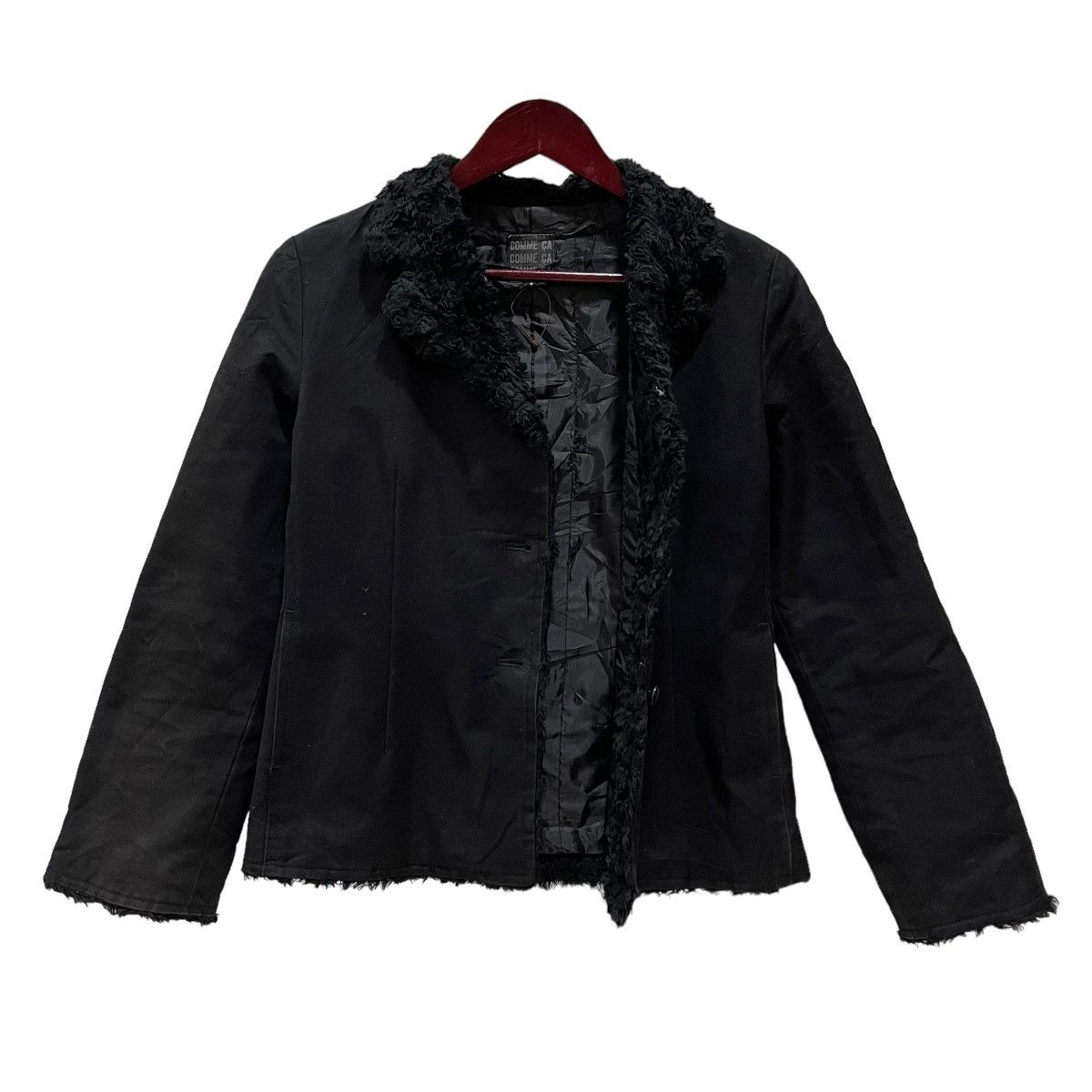 Comme Ca Ism Comme Ca Faux Fur Duck Canvas Button Jacket Size S / US 4 / IT 40 - 7 Thumbnail