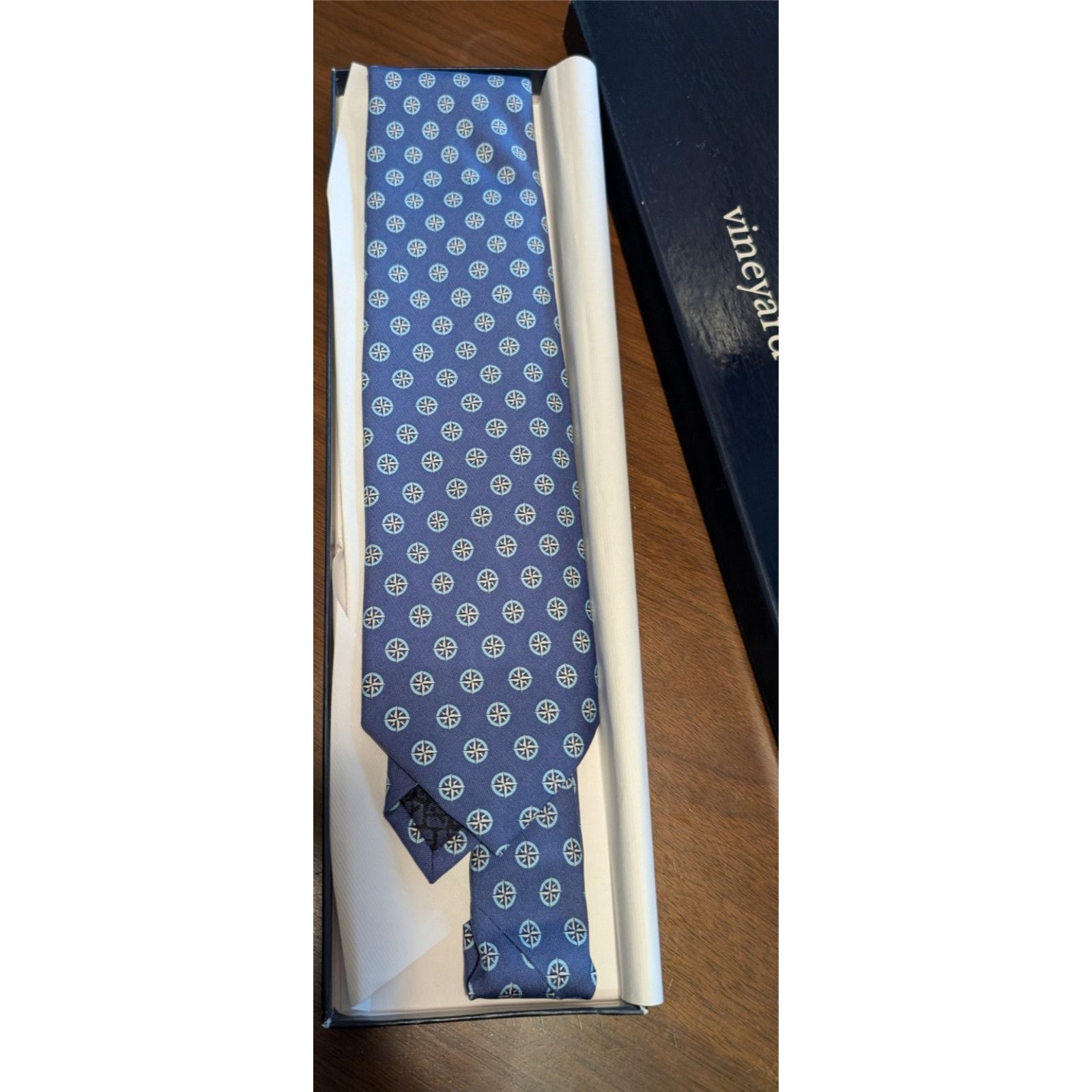 Vineyard Vines Vineyard Vines Custom Collection Men's Blue Multi Silk Tie Size ONE SIZE - 2 Thumbnail