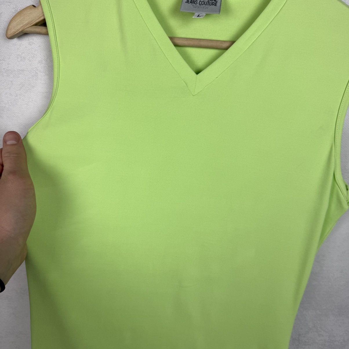 Versace × Versace Jeans Couture Versace Jeans Couture Women’s Nylon Acid Green Tank Top Size L / US 10 / IT 46 - 12 Thumbnail