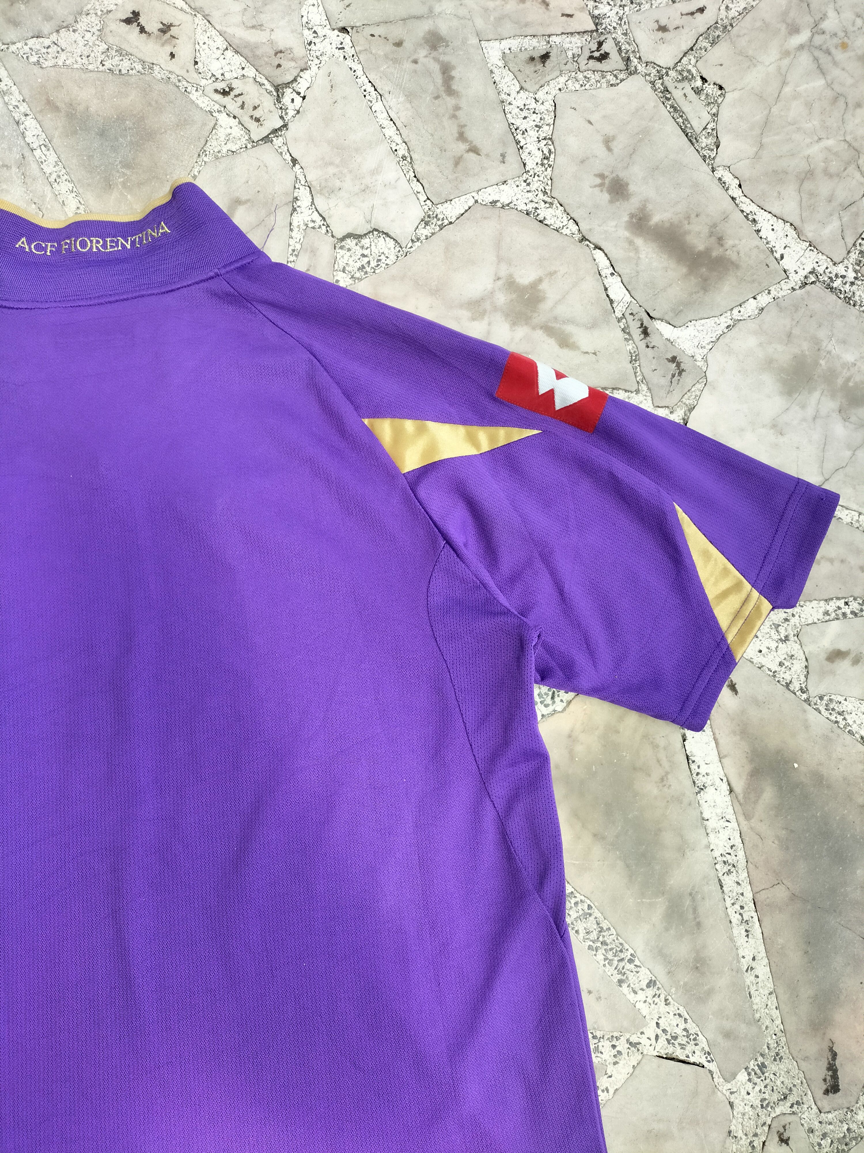 Lotto Sport ACF Fiorentina Juventus Collar Embroidered Jersey Size US M / EU 48-50 / 2 - 10 Thumbnail