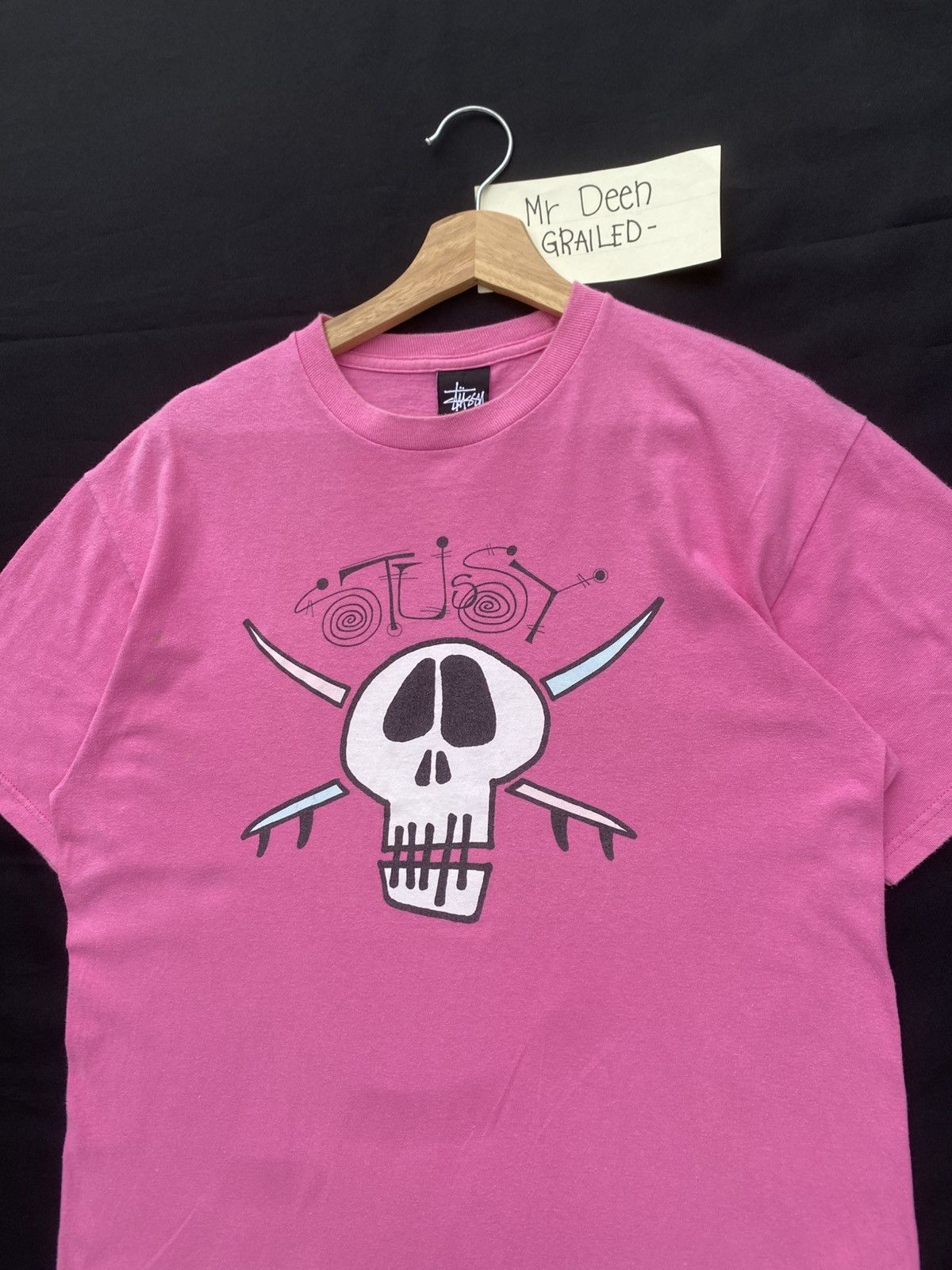 Stussy Rare Vintage 00s Stussy Skull Logo Tshirt Size US M / EU 48-50 / 2 - 7 Thumbnail
