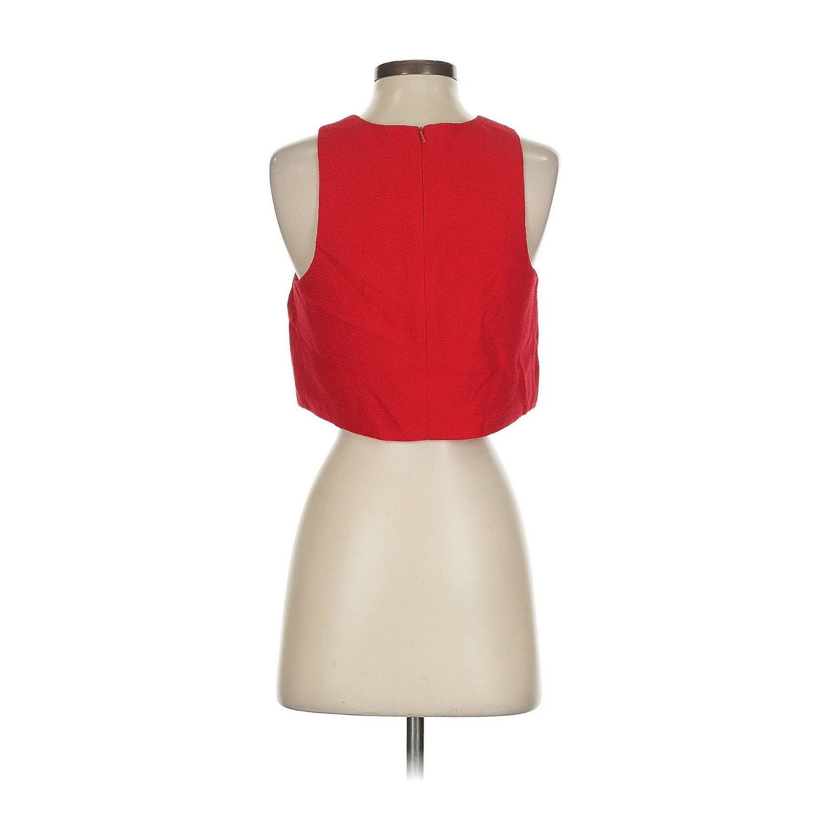 Black Halo Black Halo Sanibel Two Piece Mini Dress red crop top skirt 4 Size 27" / US 4 / IT 40 - 3 Thumbnail