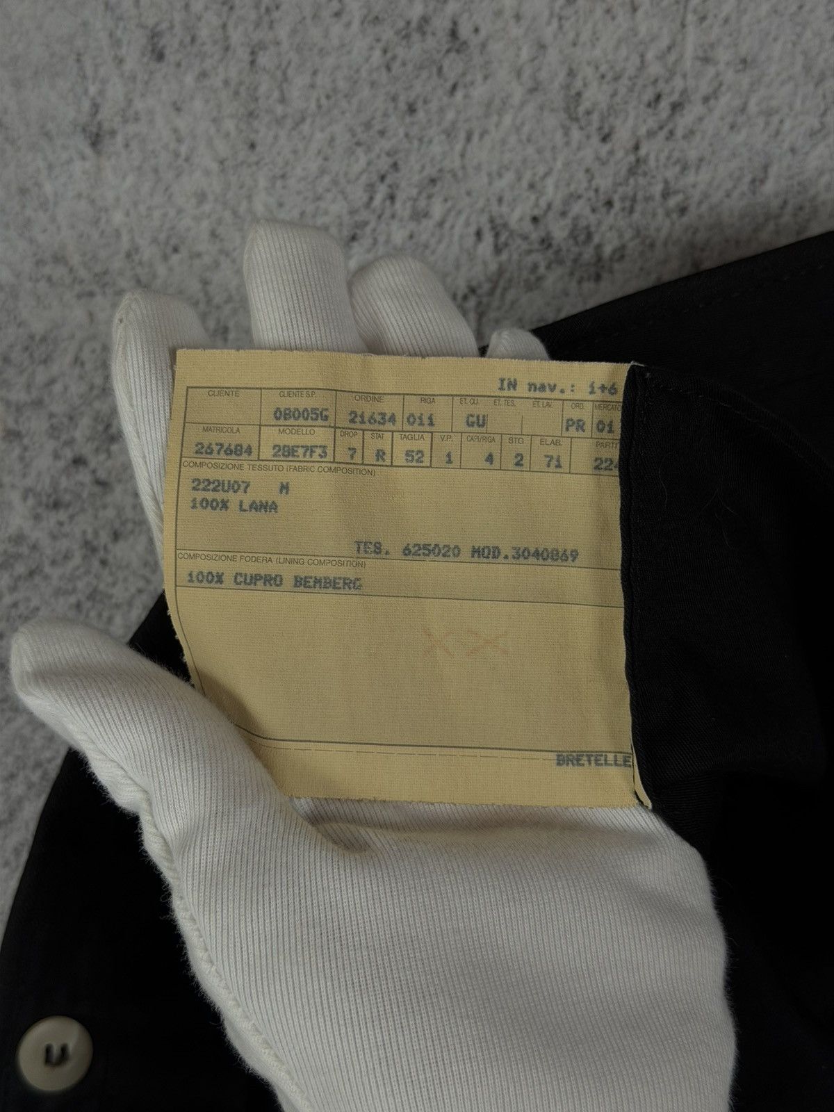 Gucci Gucci Classic Black Suit | Original | Size 52 | Size 52L - 21 Thumbnail