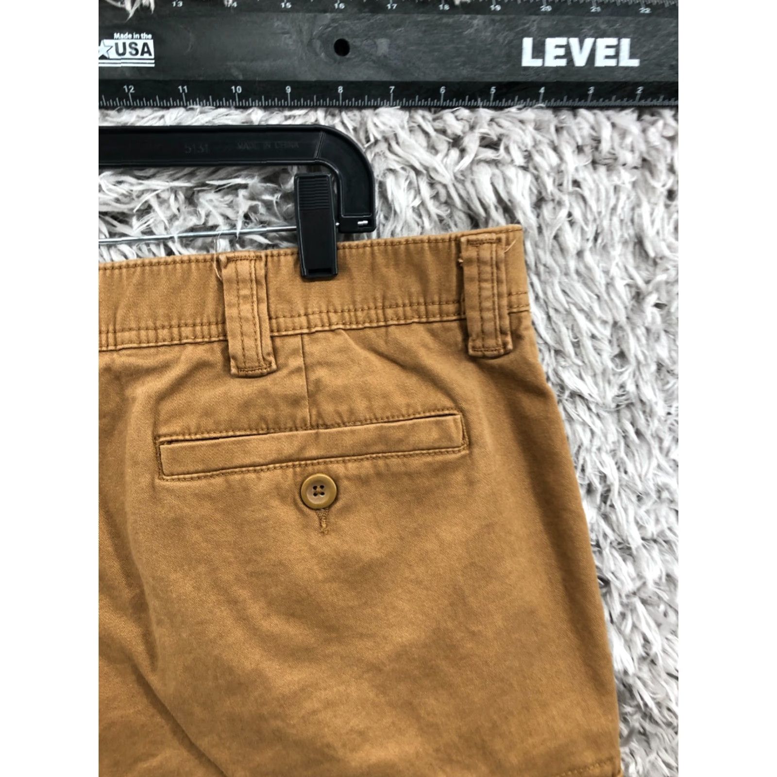 Vintage St. John's Bay Cargo Shorts Mens 40 Mid Rise Beige Brown 5-Pocket Denim Stretch Regular Fit Classic Outdoor Vintage No Size US 40 / EU 56 - 7 Thumbnail