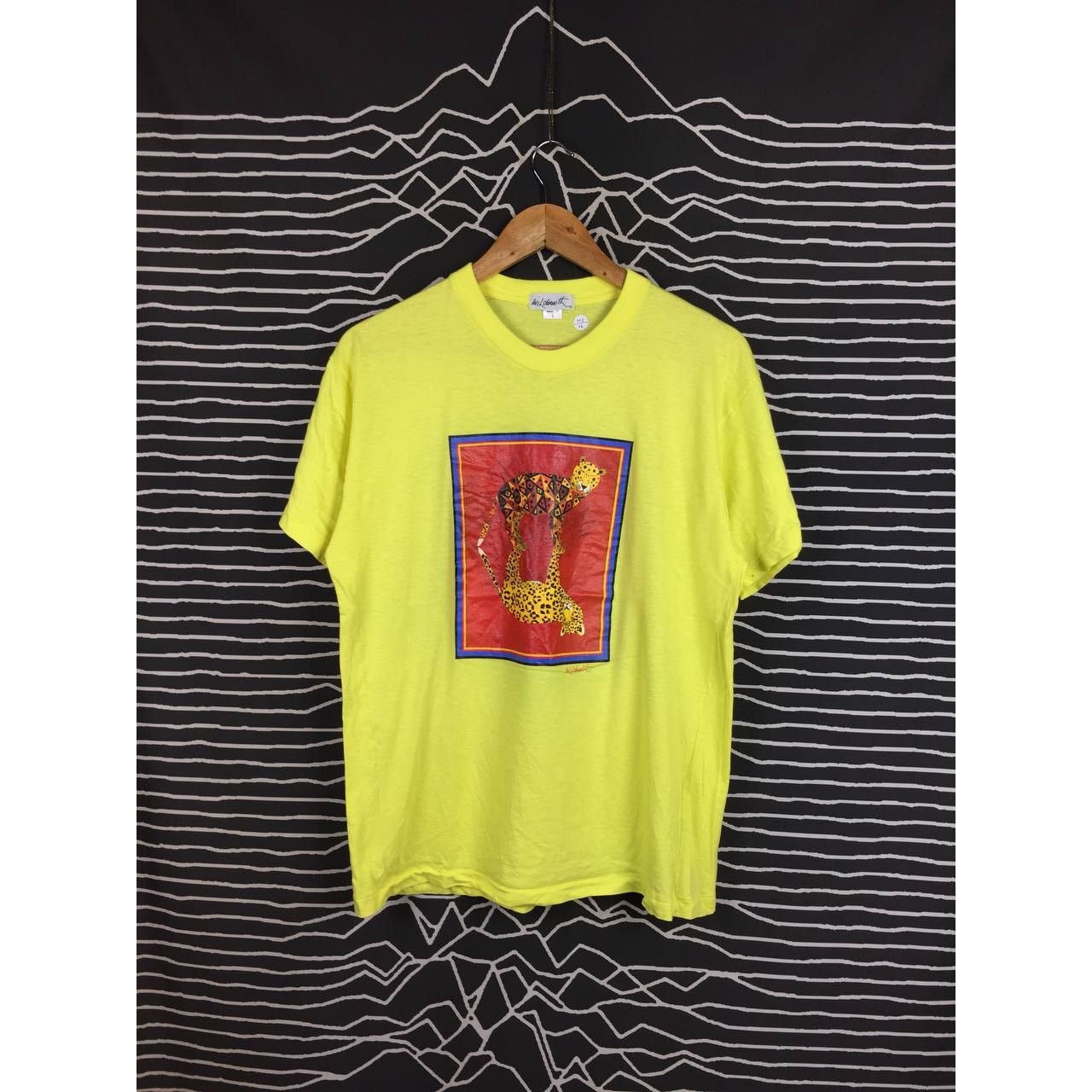 Vintage Vtg Brian Wildsmith Cheetah Art Painting Single Stitch Tee Size US L / EU 52-54 / 3 - 2 Thumbnail