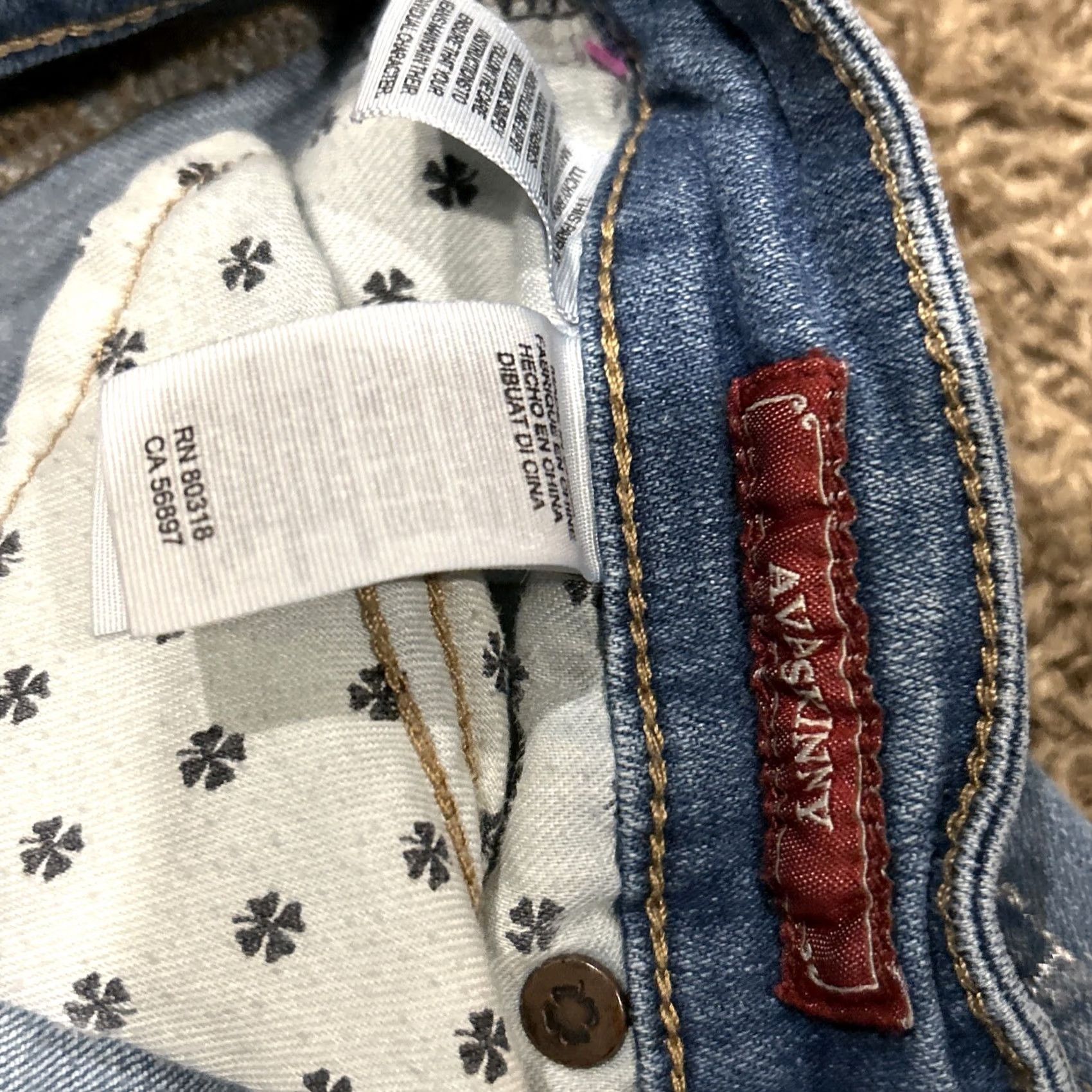 Lucky Brand Lucky Brand Ava Skinny Denim Jeans Blue Stretch Size 4 Regular Women 90s Style Knit? Size 27" / US 4 / IT 40 - 3 Thumbnail