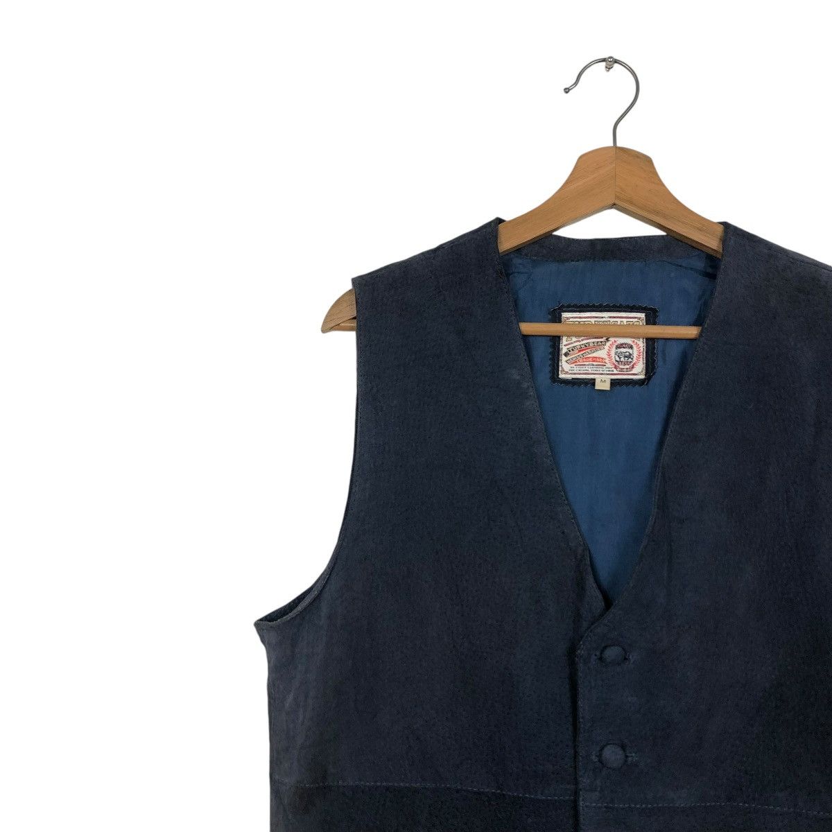 Genuine Leather 🔥VINTAGE BIKER VEST UTILITY GENUINE LEATHER TURKY BEAR Size US M / EU 48-50 / 2 - 9 Thumbnail