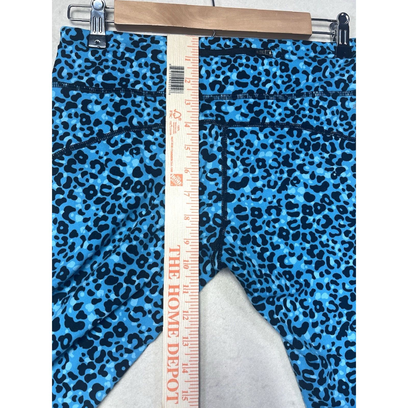 Nike Nike Dri Fit Pants Leggings M Blue Athletic Womens Skinny Tights Style: Pants, Leggings, Activewear, Yoga, Casual, Travel Size 32" / US 10 / IT 46 - 4 Thumbnail