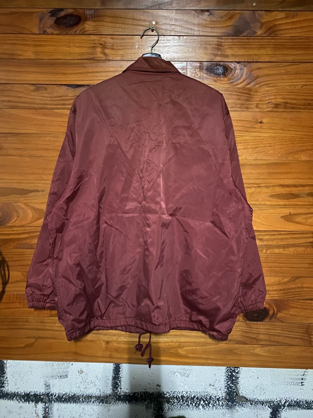 Converse Vintage Converse Chuck Taylor Coaches Jacket – Maroon Size US L / EU 52-54 / 3 - 8 Thumbnail