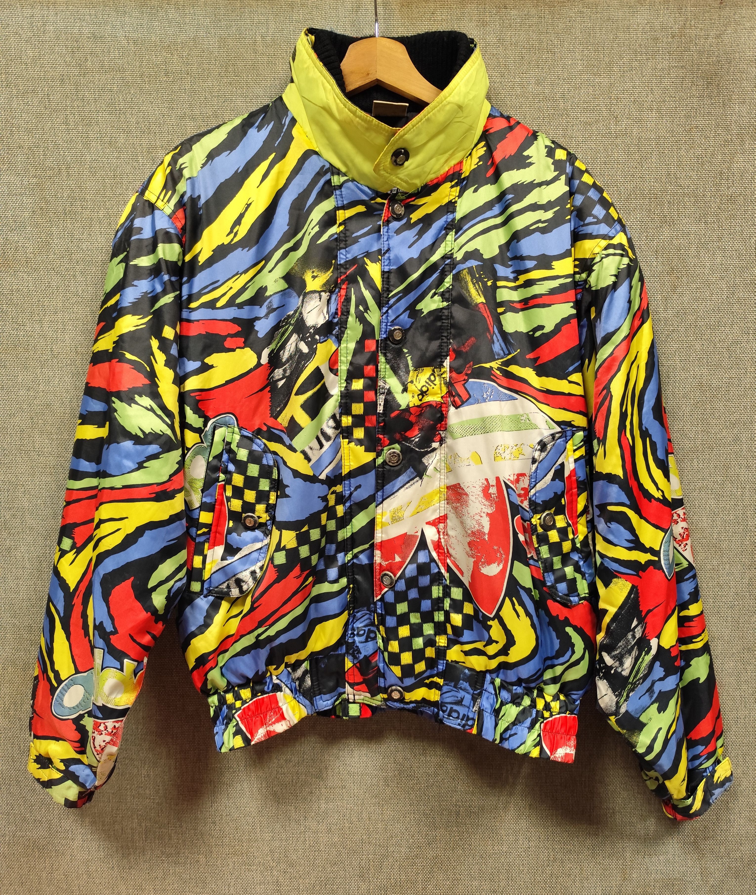 Adidas Vintage 90s Adidas Colourful Ski Winter Jacket Size US M / EU 48-50 / 2 - 1 Thumbnail