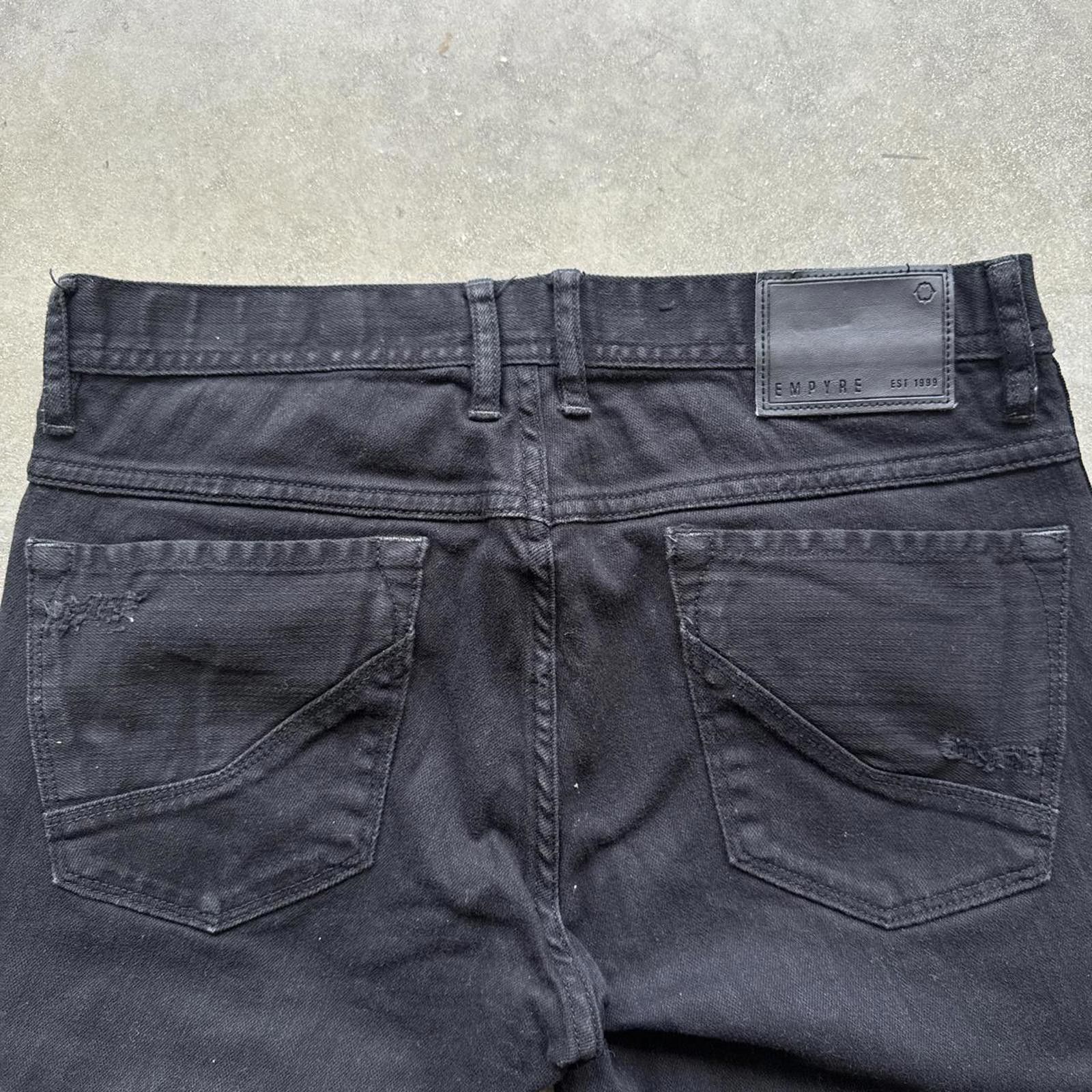 Empyre Empyere Checkered Stripe Jeans With Distressed Details Size US 32 / EU 48 - 4 Thumbnail