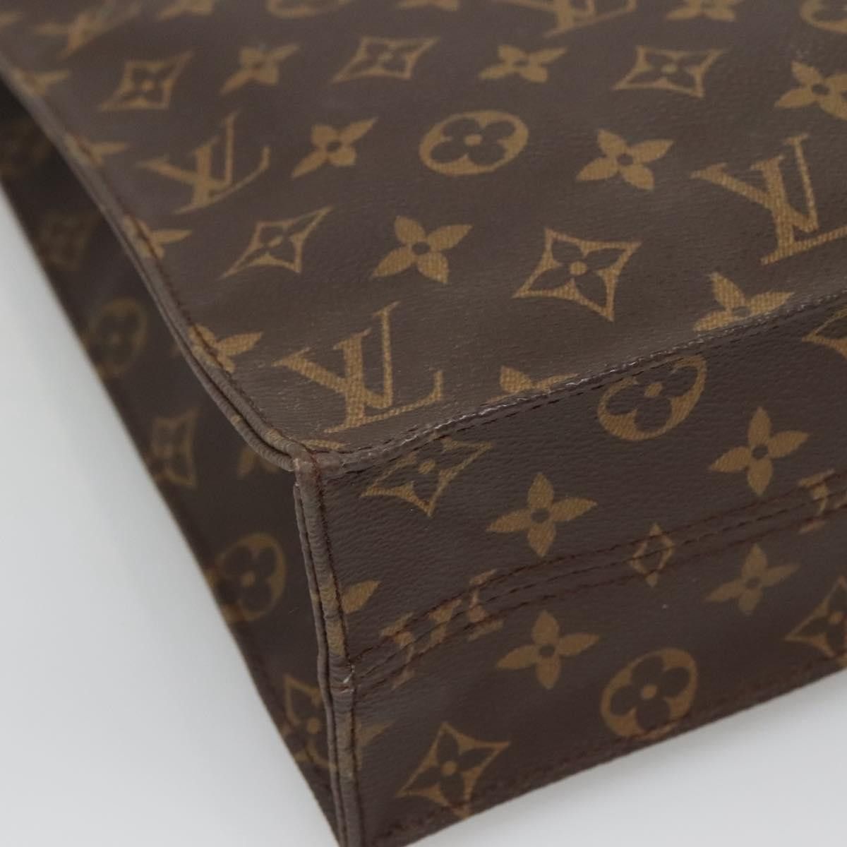 Louis Vuitton LOUIS VUITTON Monogram Sac Plat Hand Bag M51140 Size ONE SIZE - 16 Thumbnail