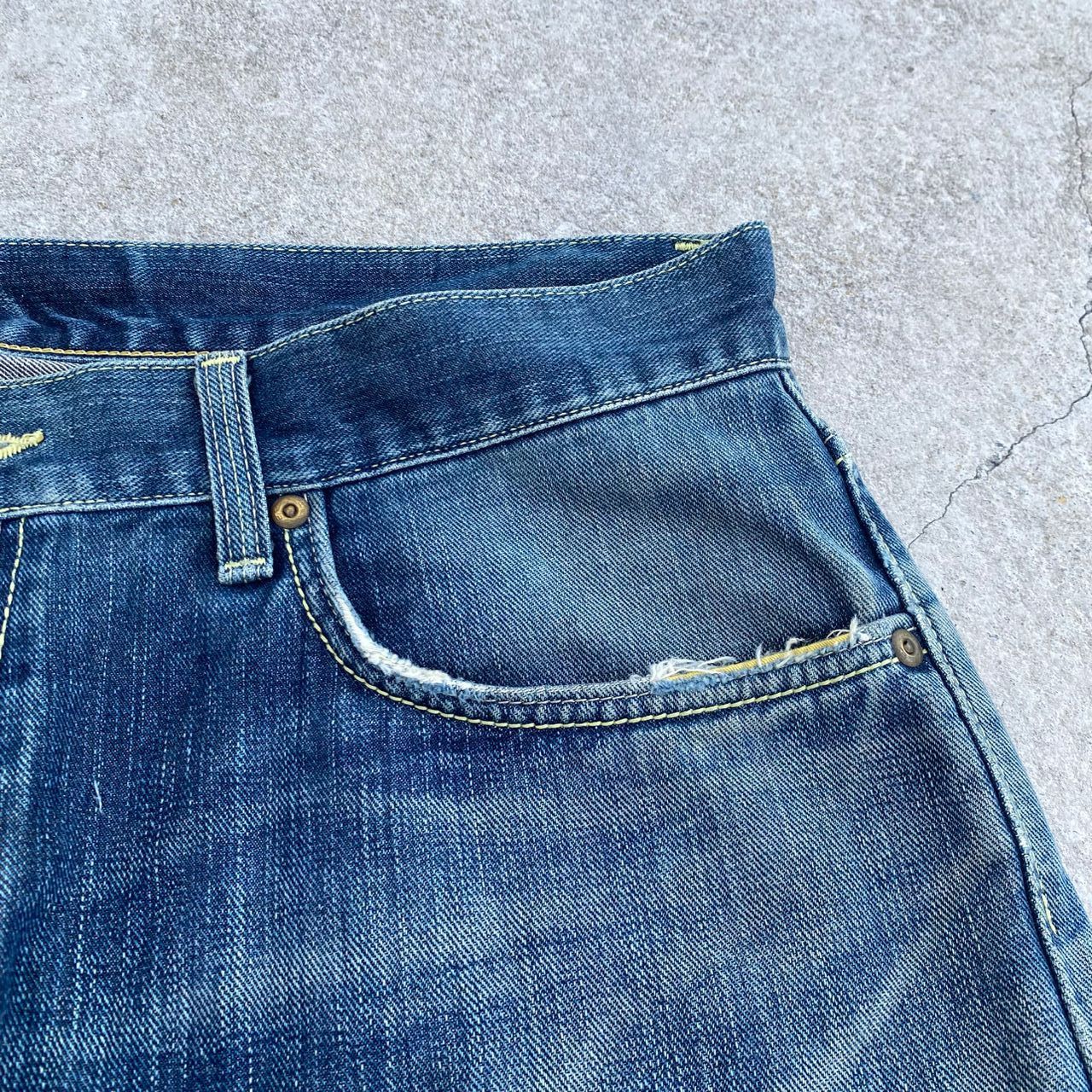 Lee Vintage Lee Riders Dismtressed Denim Size US 38 / EU 54 - 14 Thumbnail