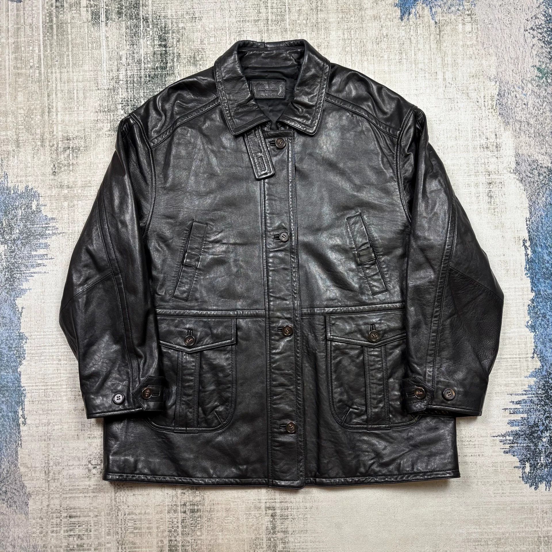 Other MOROMORO Sheepskin Pocket Casual Jacket Size US M / EU 48-50 / 2 - 1 Thumbnail