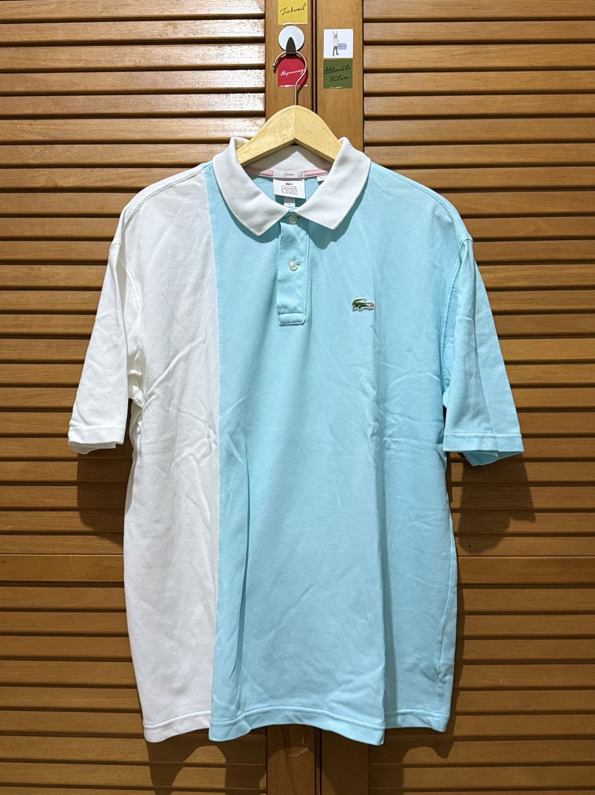 Golf le Fleur Wavy Stripe Knit Polo Pink Green Small | Grailed