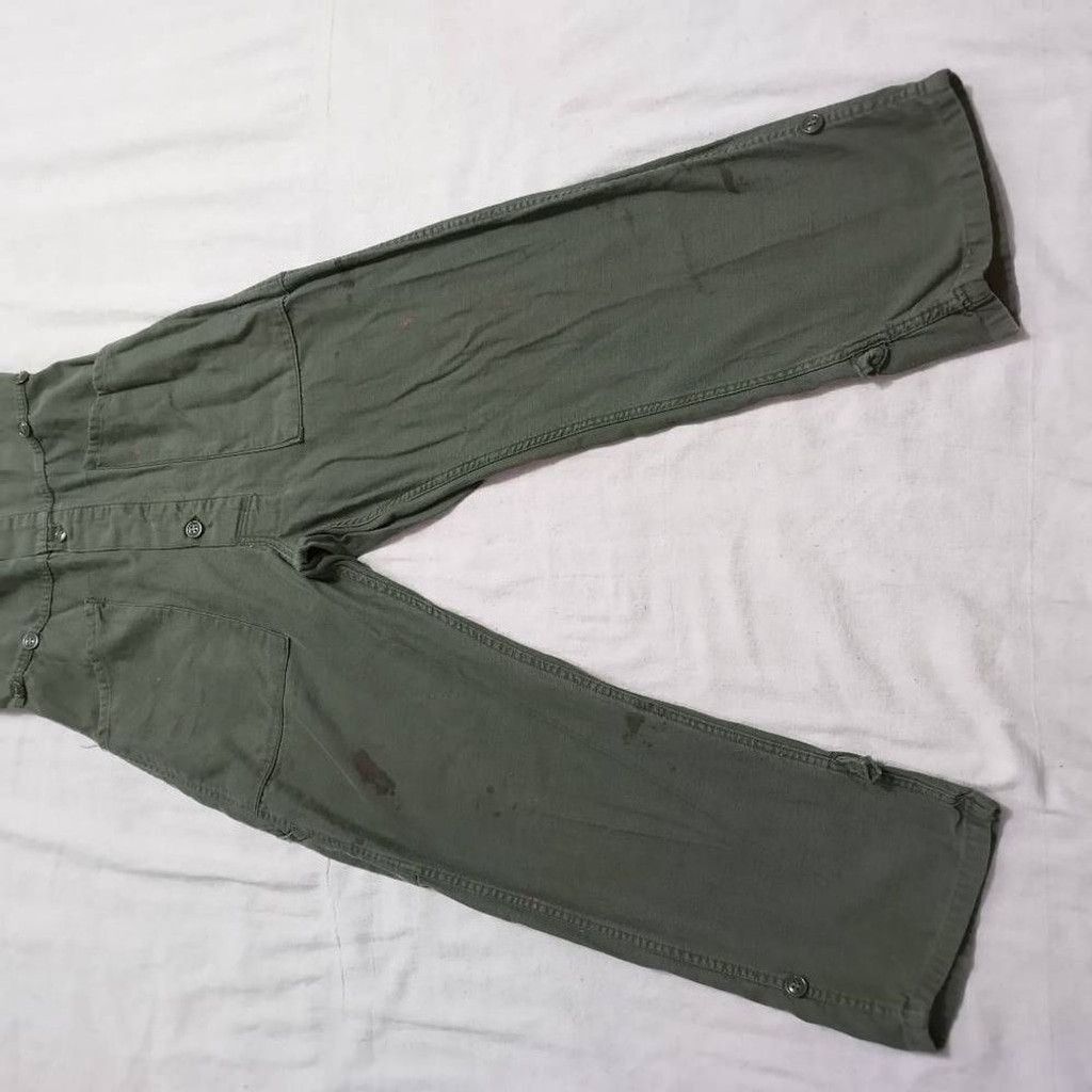 Vintage Vanderbilt Shirt Co. olive green coveralls men's sz S 10224 Size US 30 / EU 46 - 4 Thumbnail