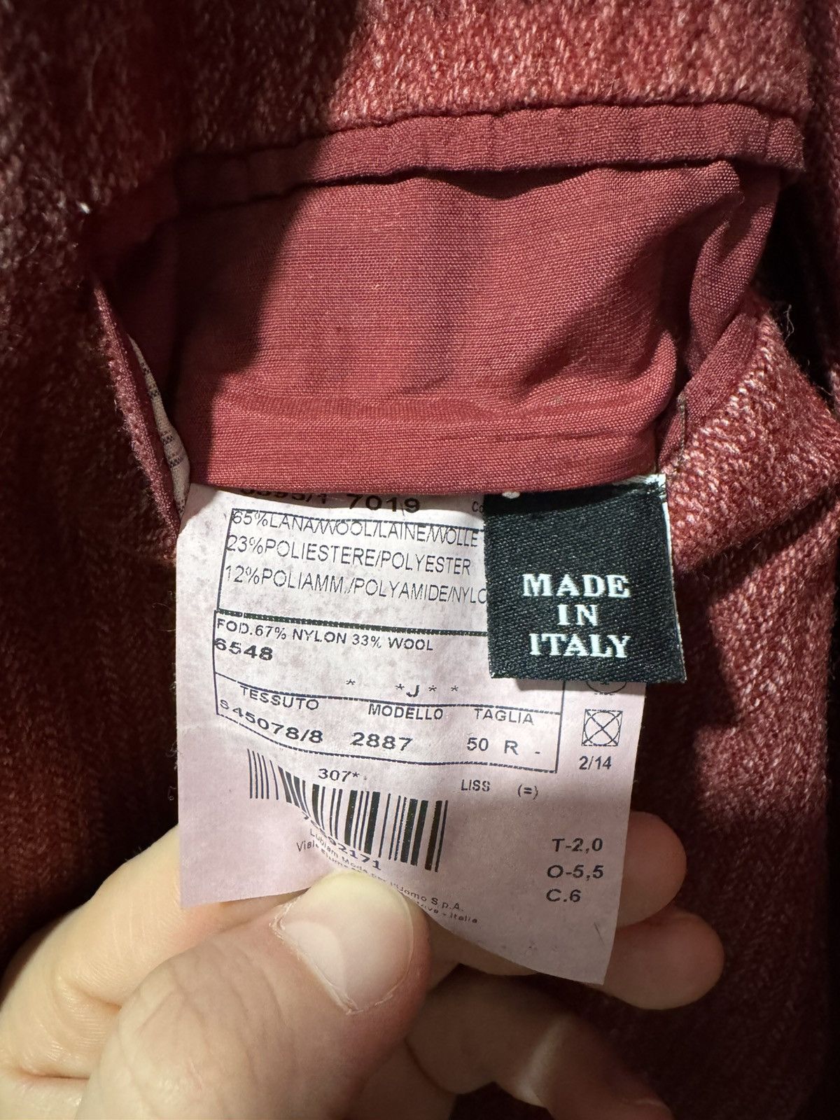 L.B.M. 1911 LBM 1911 Sports Jacket - Washed Red Size 40R - 4 Thumbnail
