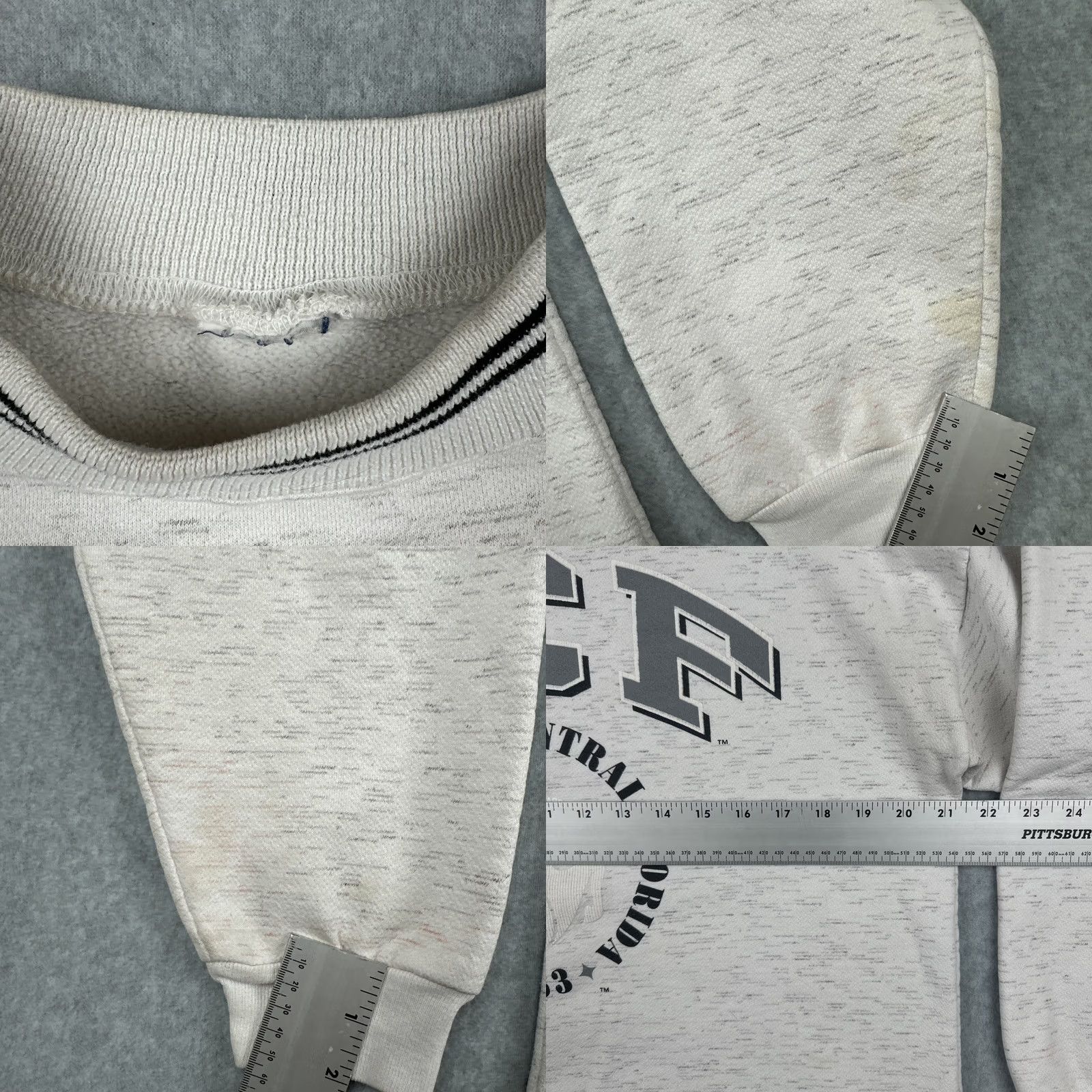 Vintage VINTAGE UCF Sweatshirt M Crew Neck 90s Graphic Print Gray Mens Size US M / EU 48-50 / 2 - 8 Thumbnail