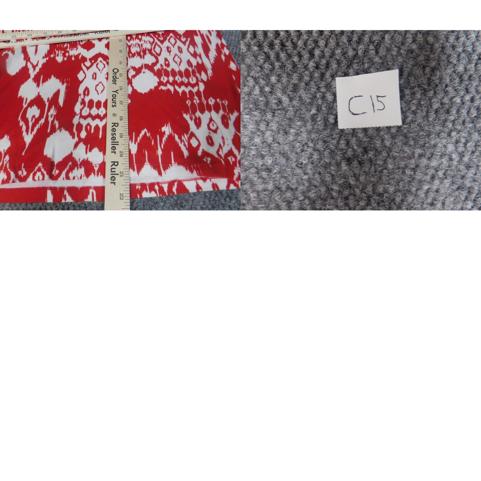 Jones New York Jones New York Blouse Shirt Womens S Red Geometric Classic Cotton Stretch Crew Neck Pullover Cap Sleeve Vintage No Size S / US 4 / IT 40 - 9 Thumbnail
