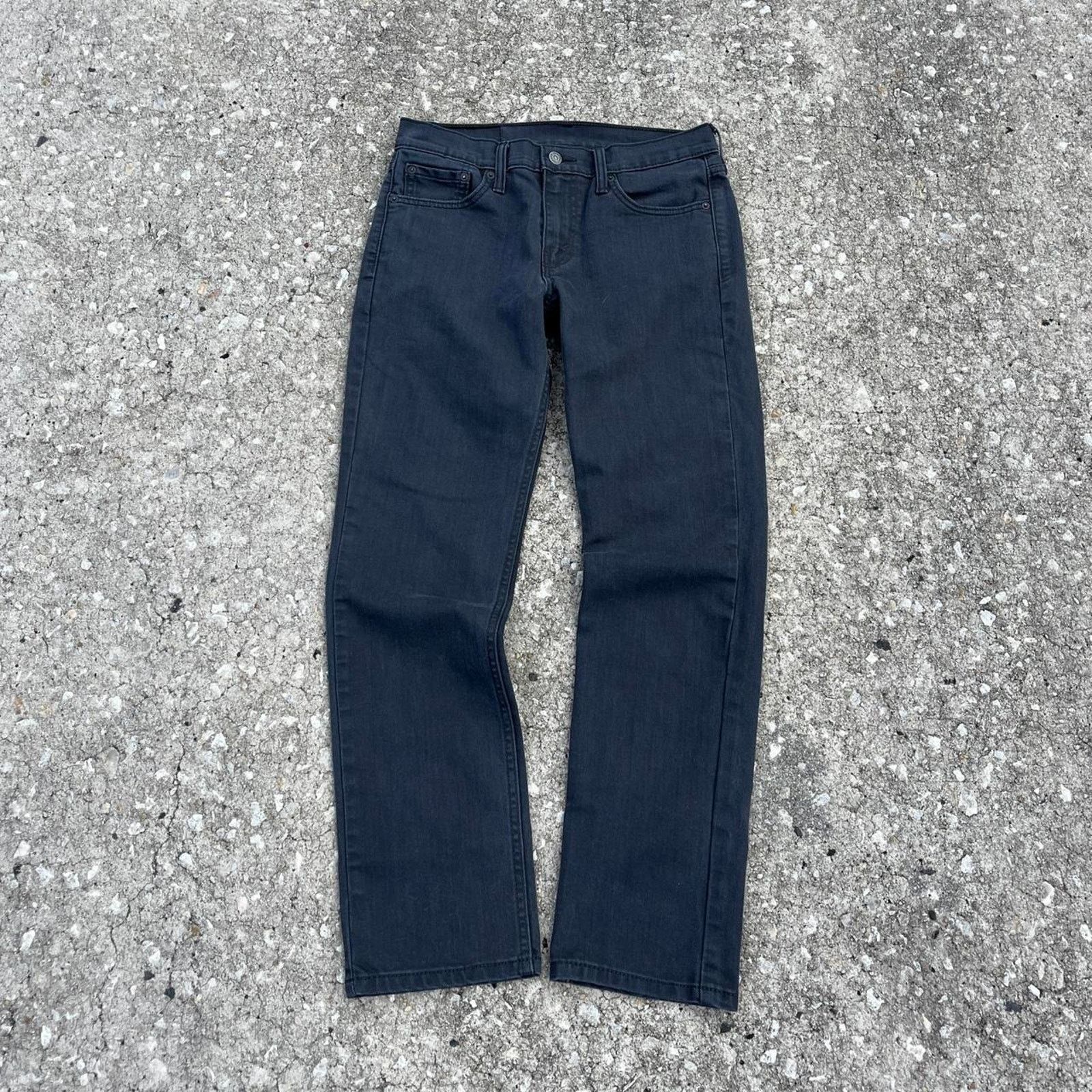 Levi's × Levi's Vintage Clothing × Vintage Crazy Y2K Levi’s 511 Faded Black Essential Denim Jeans Size US 30 / EU 46 - 4 Thumbnail